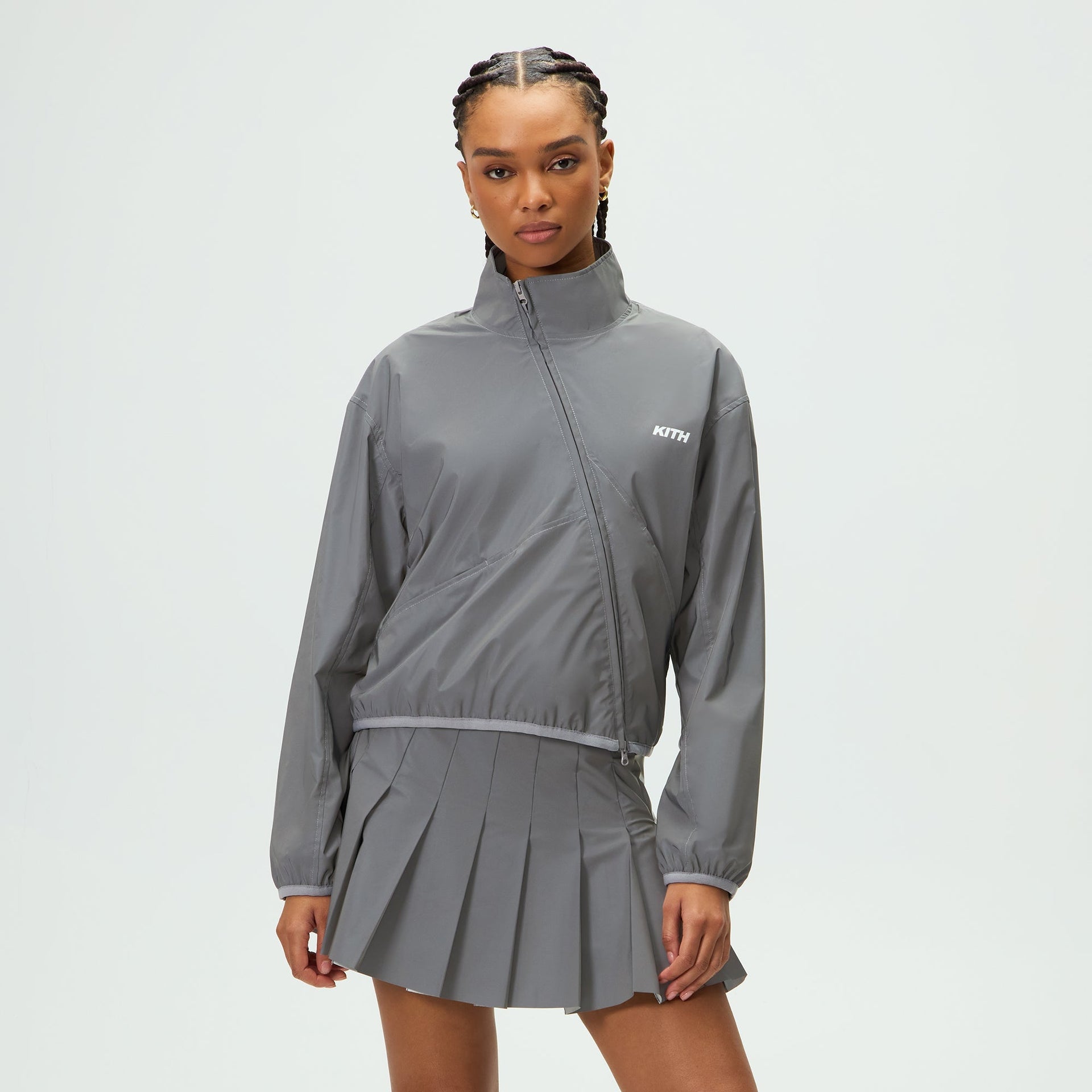 Kith Women Akari Reflective Asymmetrical Jacket - Reflective