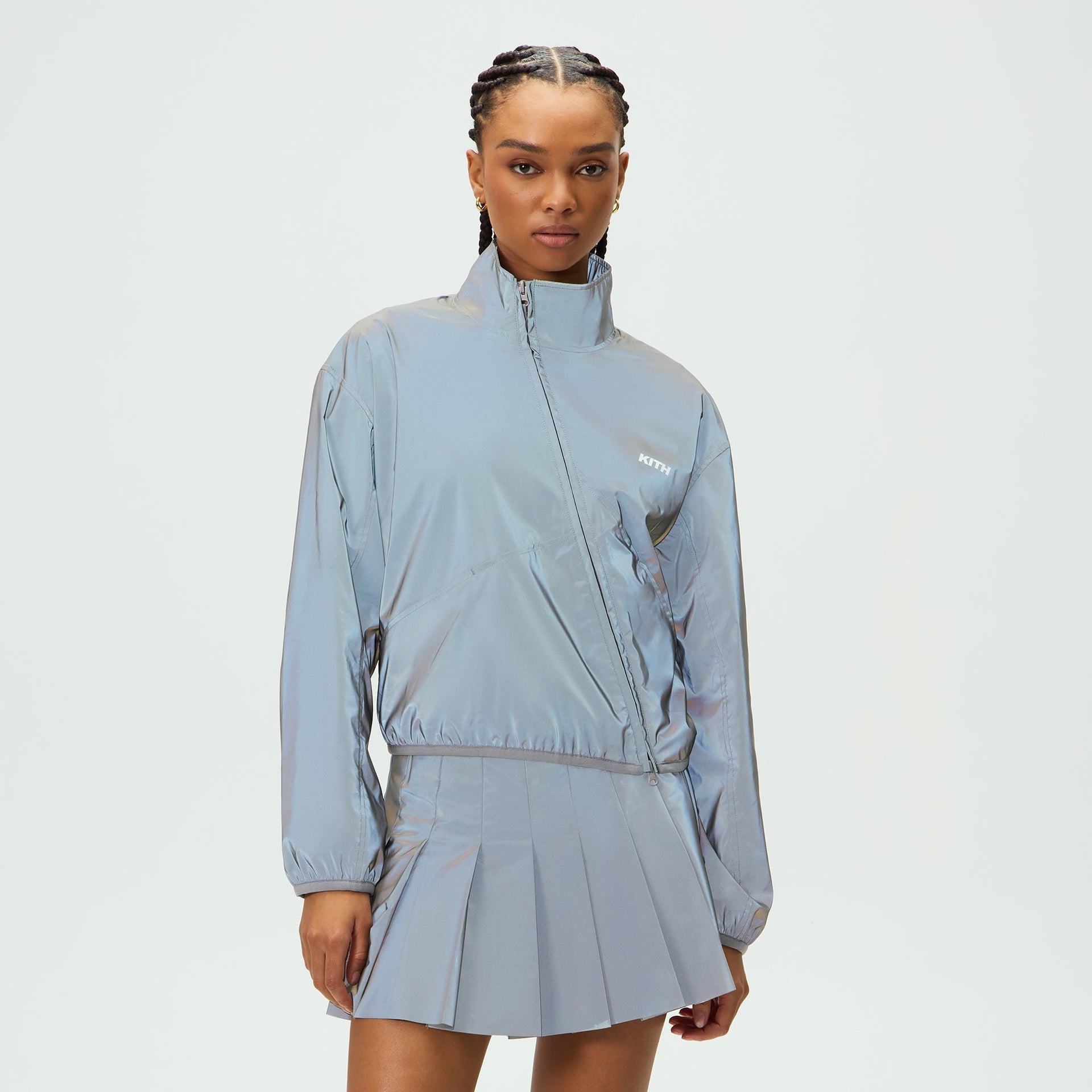 Kith Women Akari Reflective Asymmetrical Jacket - Reflective
