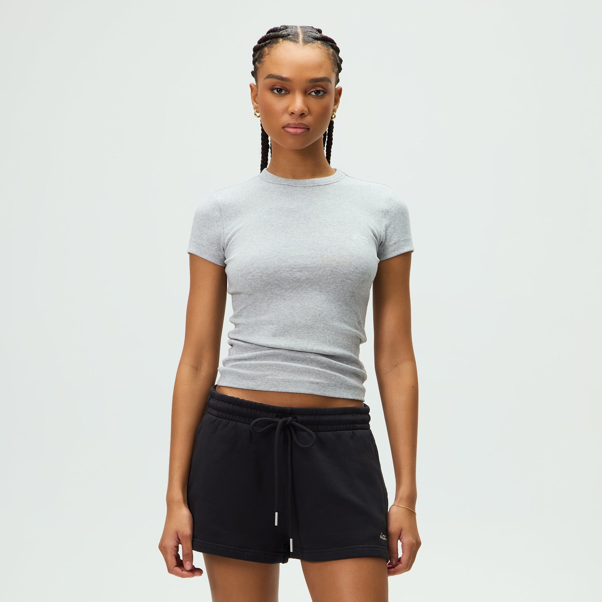 Kith Women Mulberry IV Tee - Cool Heather Grey