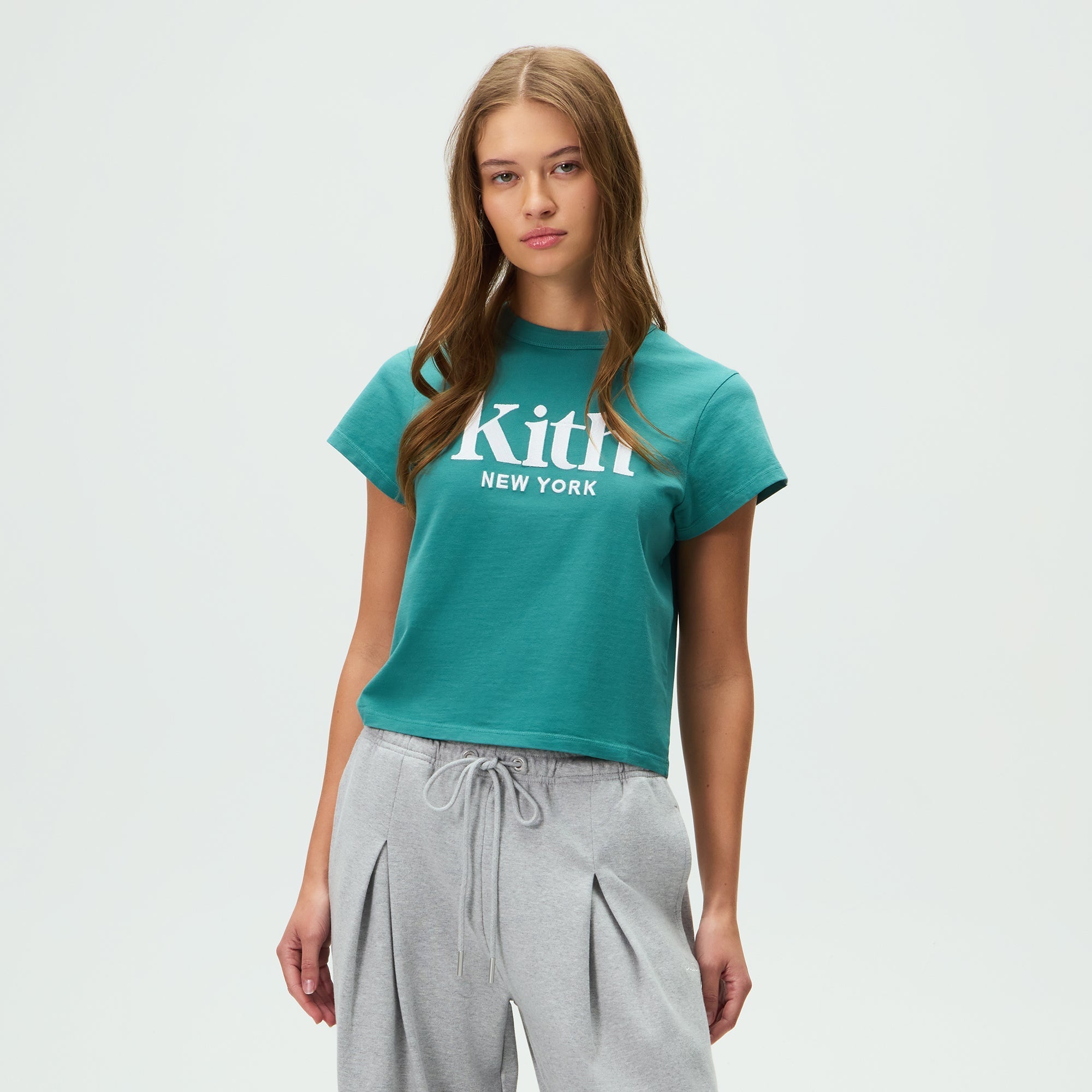 KITH NYC キスニューヨークシティ 25SS Women Swash Logo Mulberry Vintage Tee スウォッシュロゴ マルベリー ヴィンテージTシャツ 25073060006210 XS Newt 半袖 トップス【中古】【KITH NYC】 KHW030866-101-Front.jpg?v=