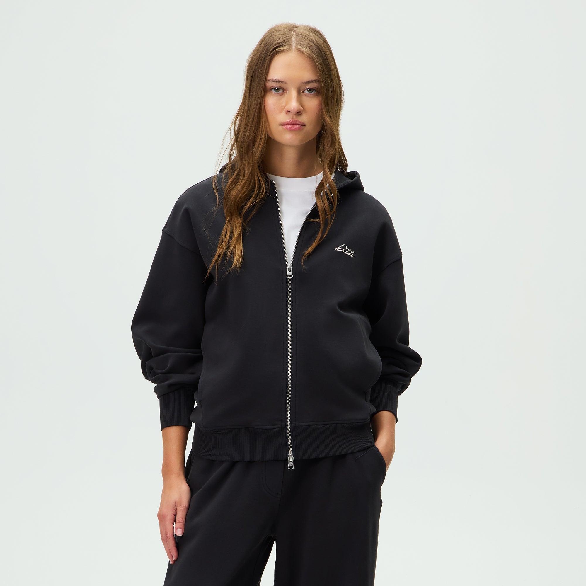 Kith Women Tanner Hoodie - Black – Kith Japan