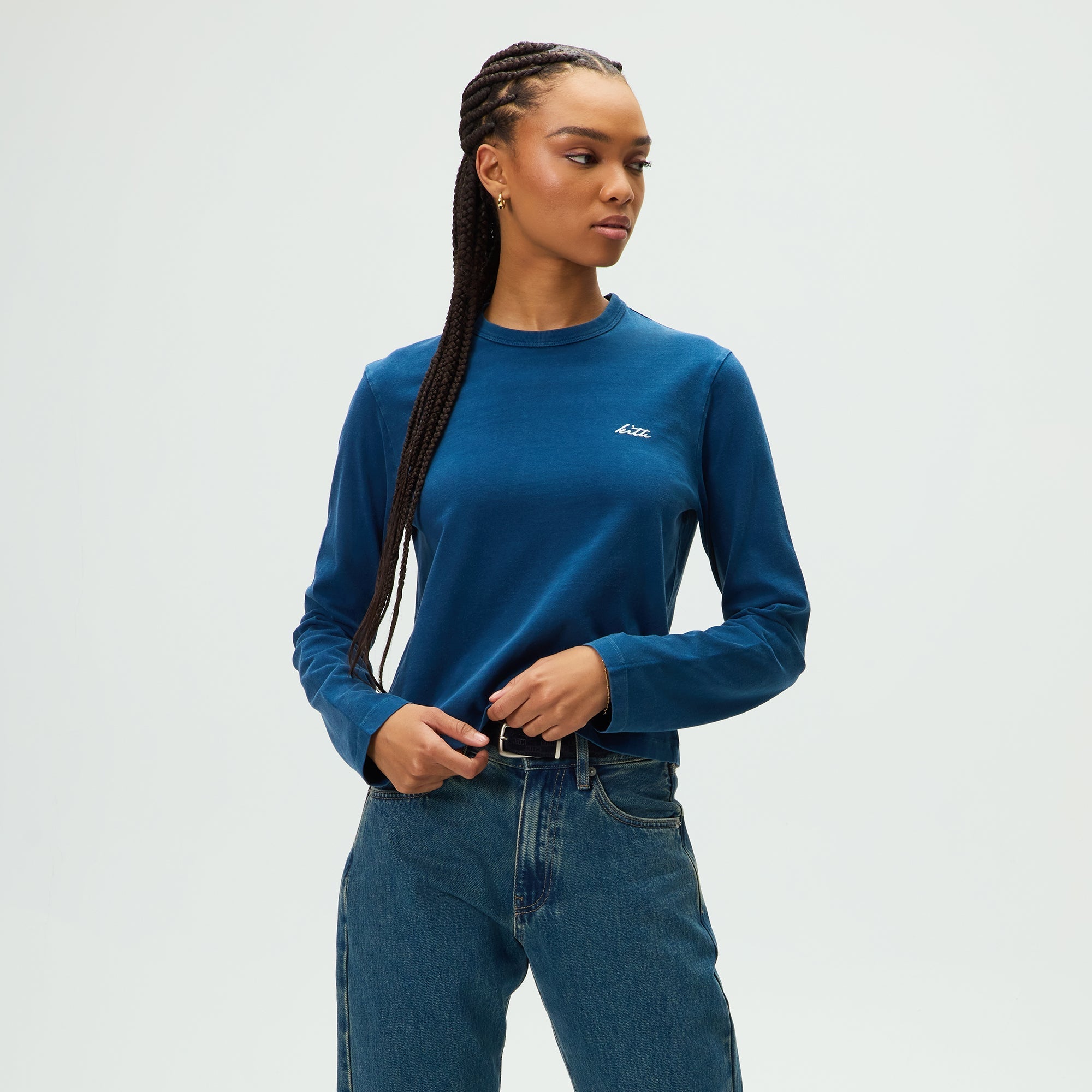 Kith Women Shrunken Jay Long Sleeve - Process – Kith Japan