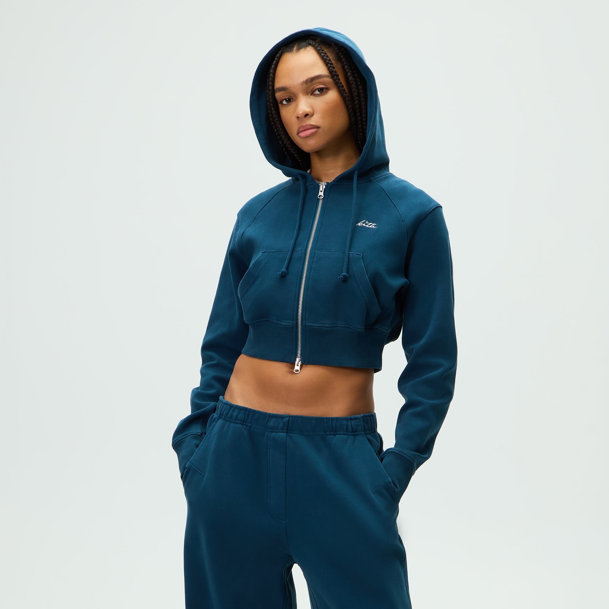 Kith Women Davin Cropped Hoodie - Process – Kith Japan