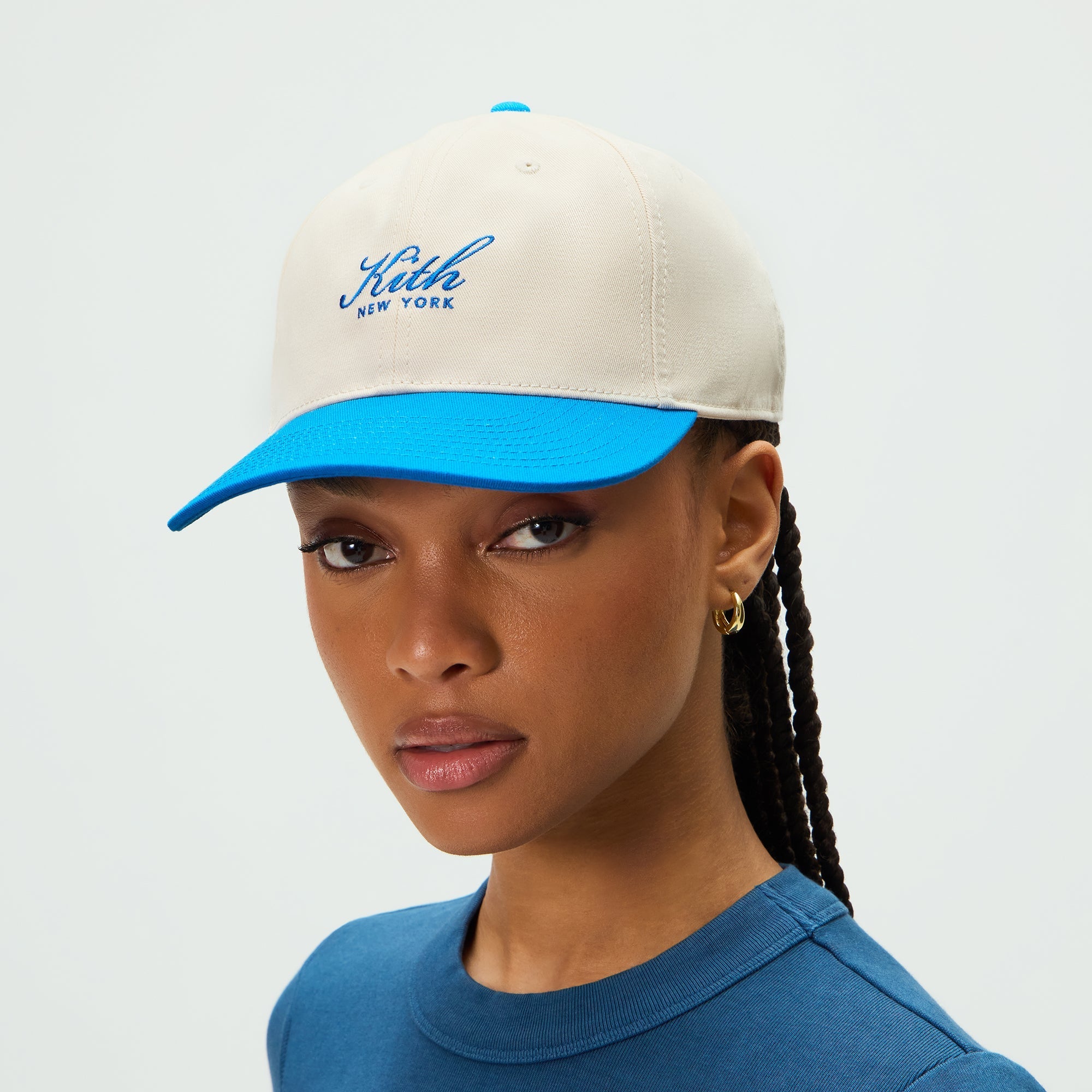 帽子 kith cap Kith Women Script New York Colorblock Classic Cap - Sandrift