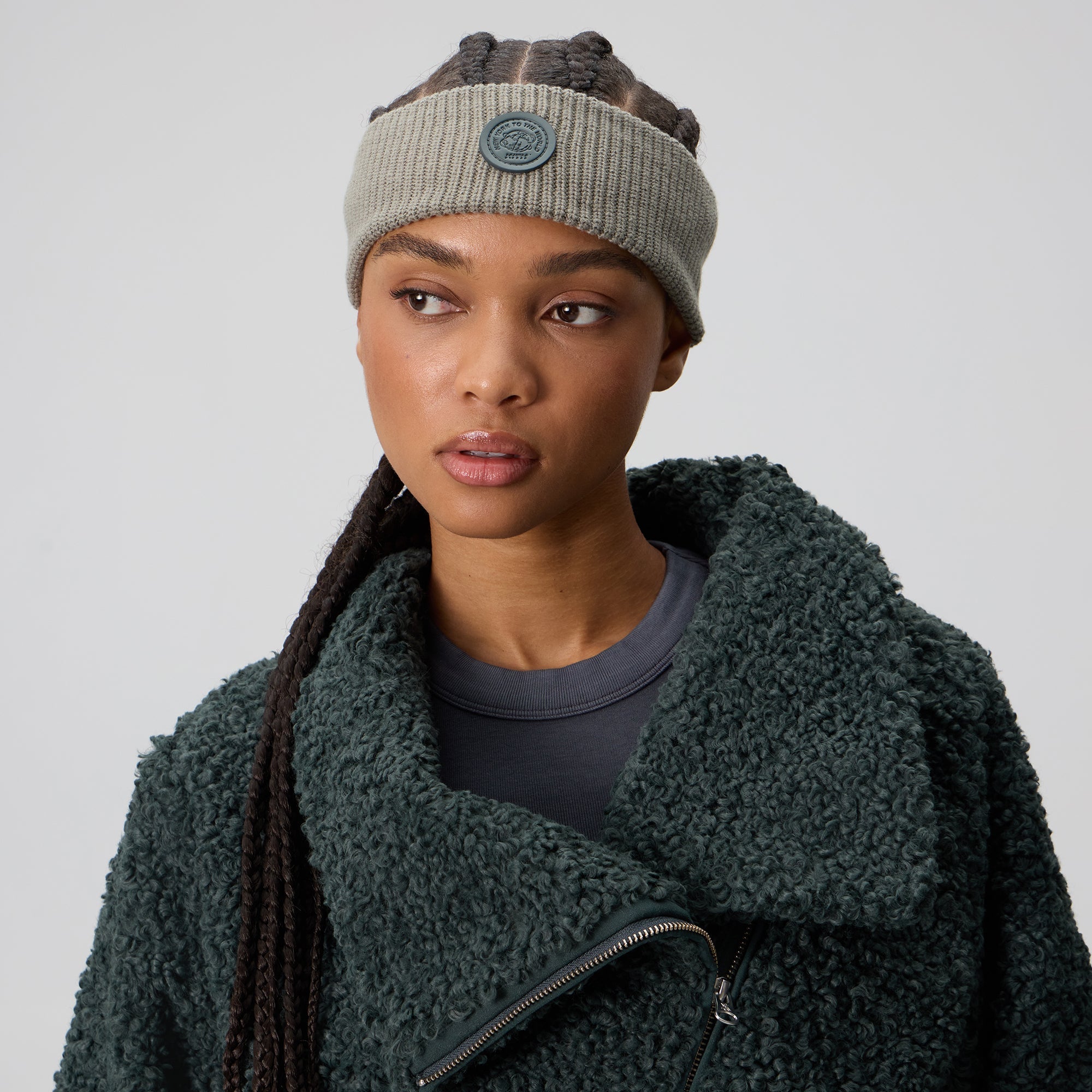 Kith Women Freja Cropped Sweater - Powder – Kith Japan