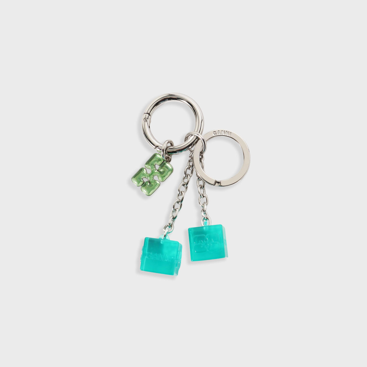 Ganni Dice Charm - Scuba Blue