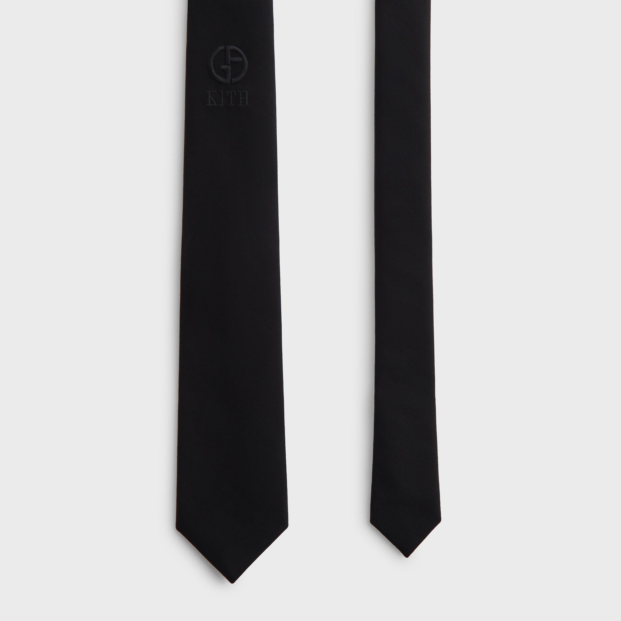 GIORGIO ARMANI CRAVTTE ネクタイ Giorgio Armani & Kith &Kin Milano Crepe Tie - Black – Kith Japan