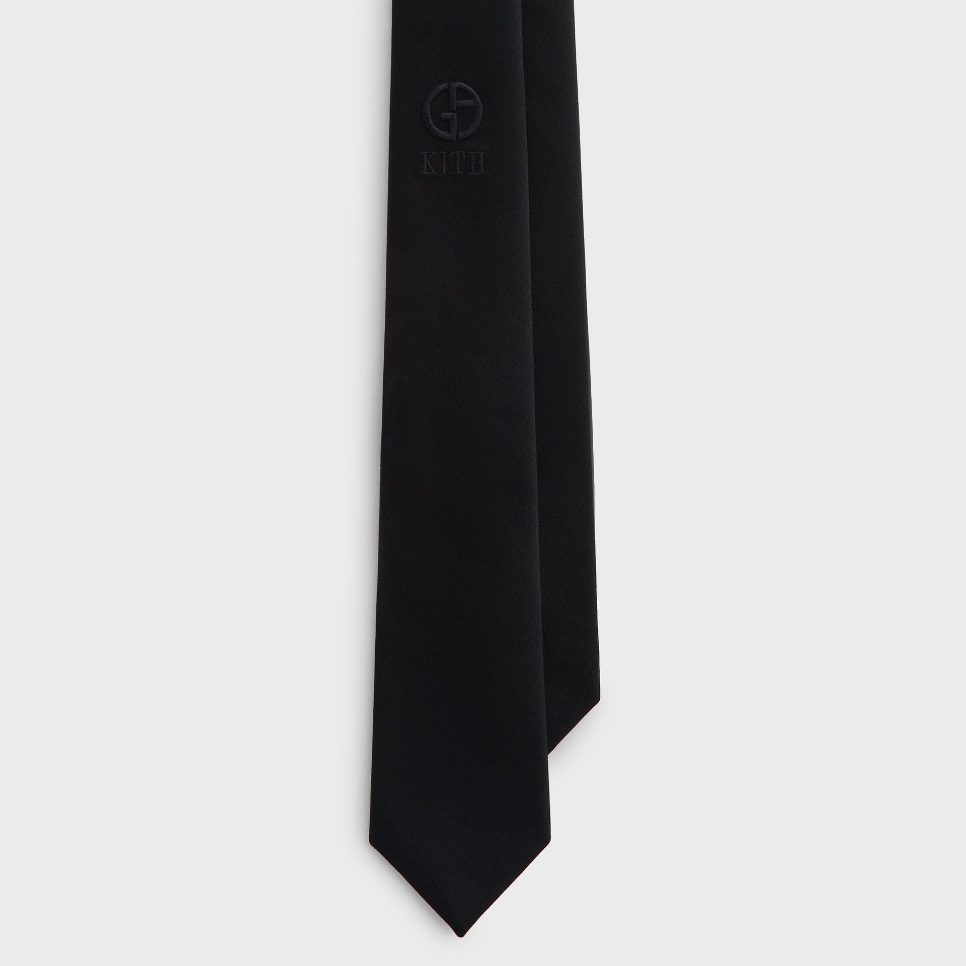 Giorgio Armani & Kith &Kin Milano Crepe Tie - Black
