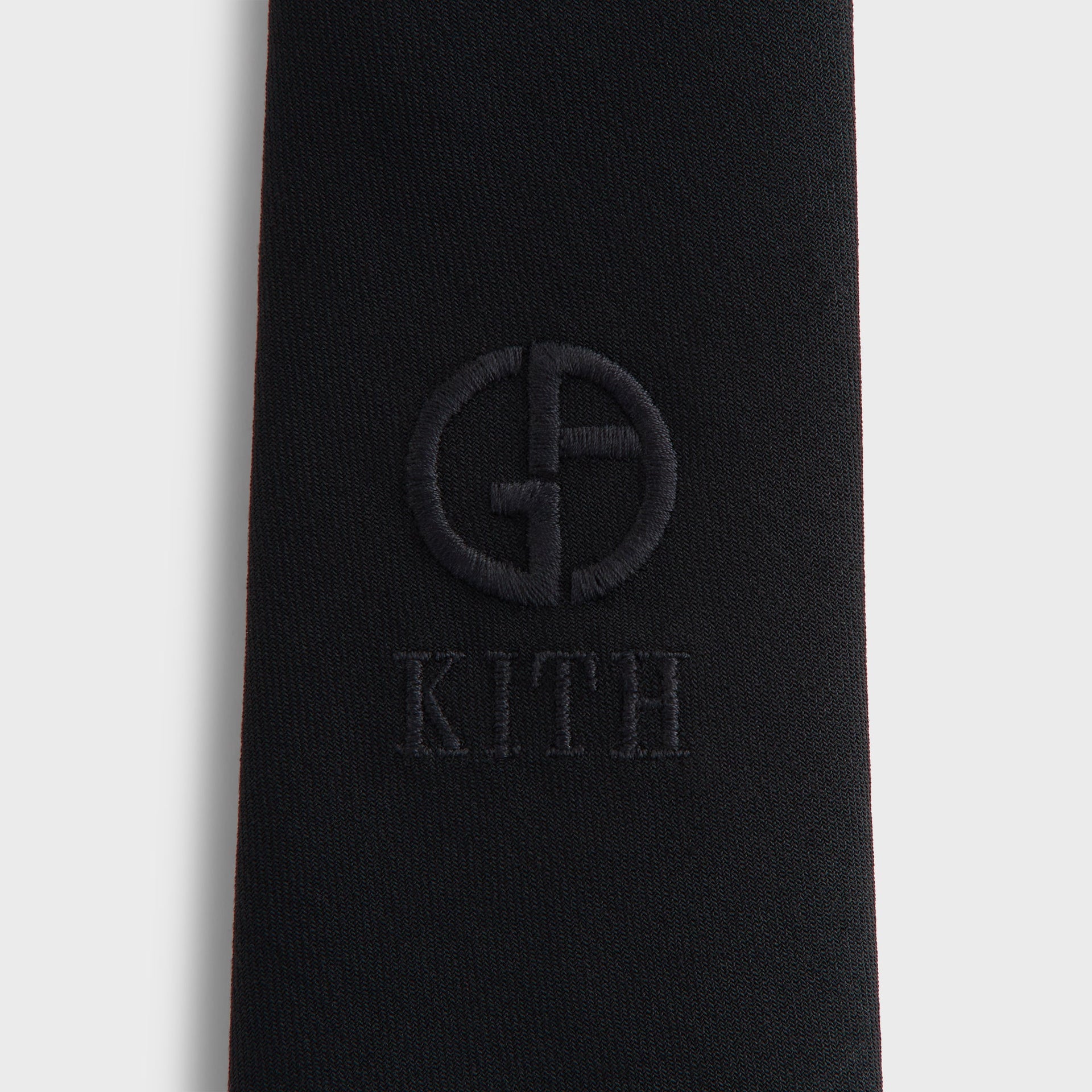 Giorgio Armani & Kith &Kin Milano Crepe Tie - Black