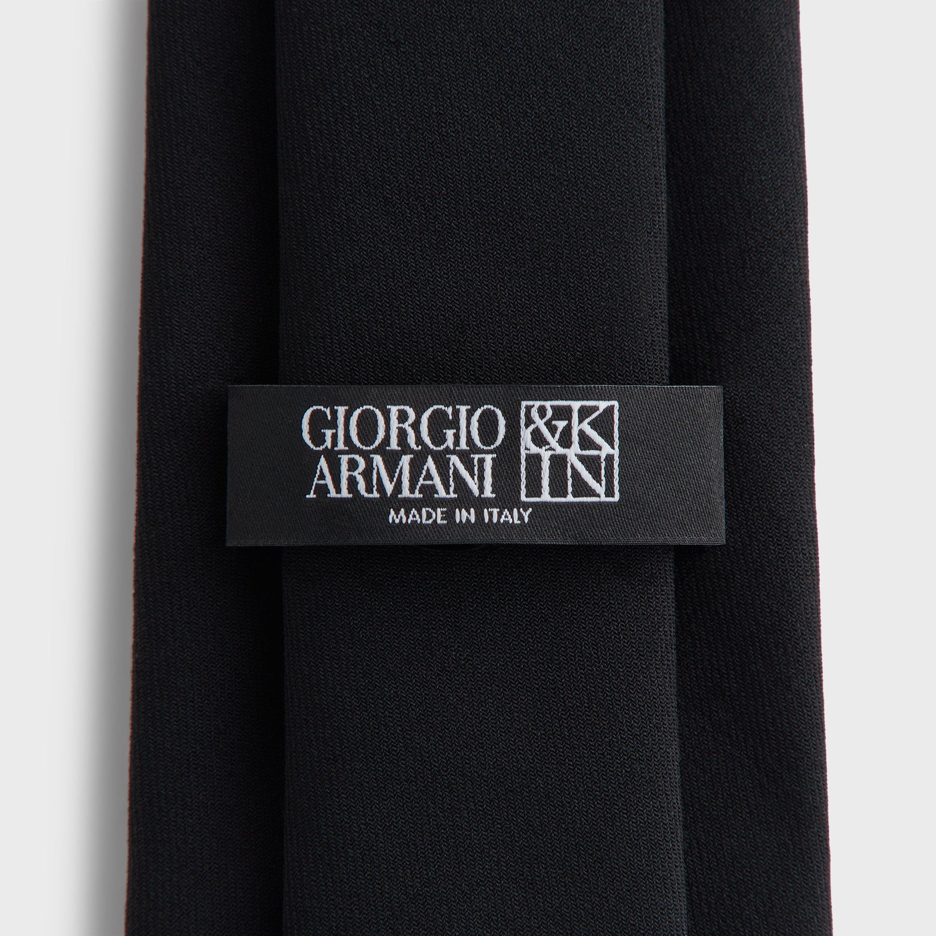 Giorgio Armani & Kith &Kin Milano Crepe Tie - Black