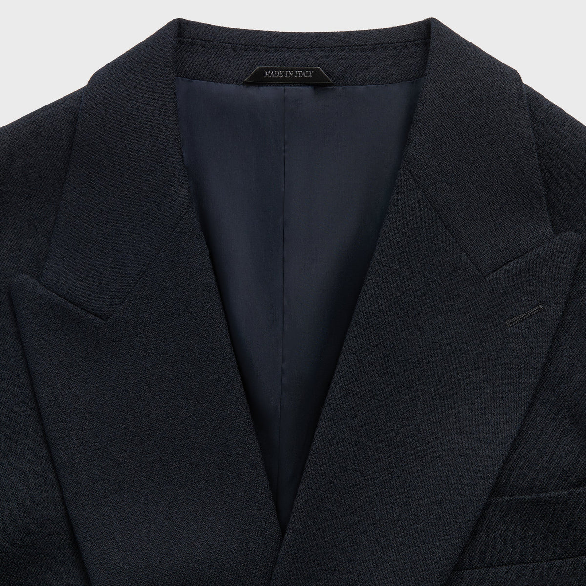 Giorgio Armani &Kin The Traveler Virgin Wool Double-Breasted Jacket - Ink