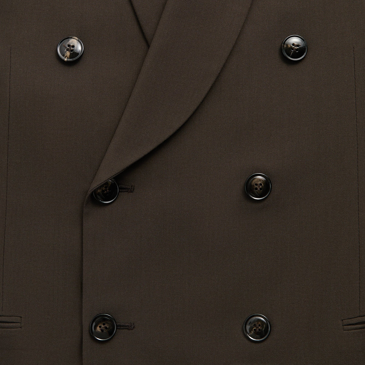 Giorgio Armani &Kin The Artist Virgin Wool Double-Breasted Jacket - Kindling