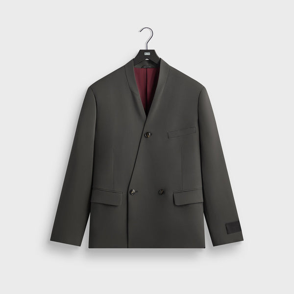 ジャケット・アウター GIORGIO ARMANI - silk mix crocodile jk Giorgio Armani & Kith &Kin Milano Crepe Collarless Jacket - Dark