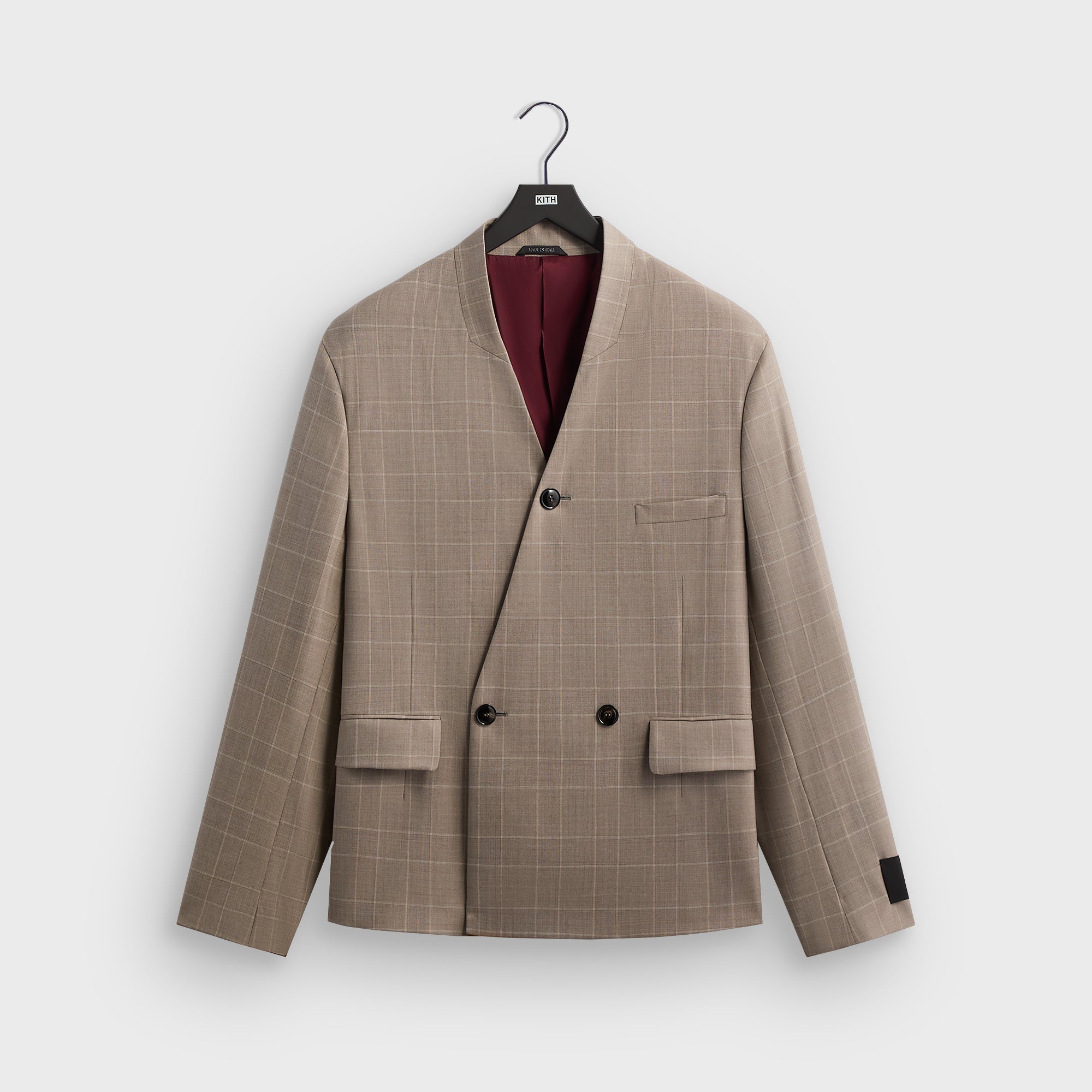 Giorgio Armani & Kith &Kin Single Breasted Collarless Jacket