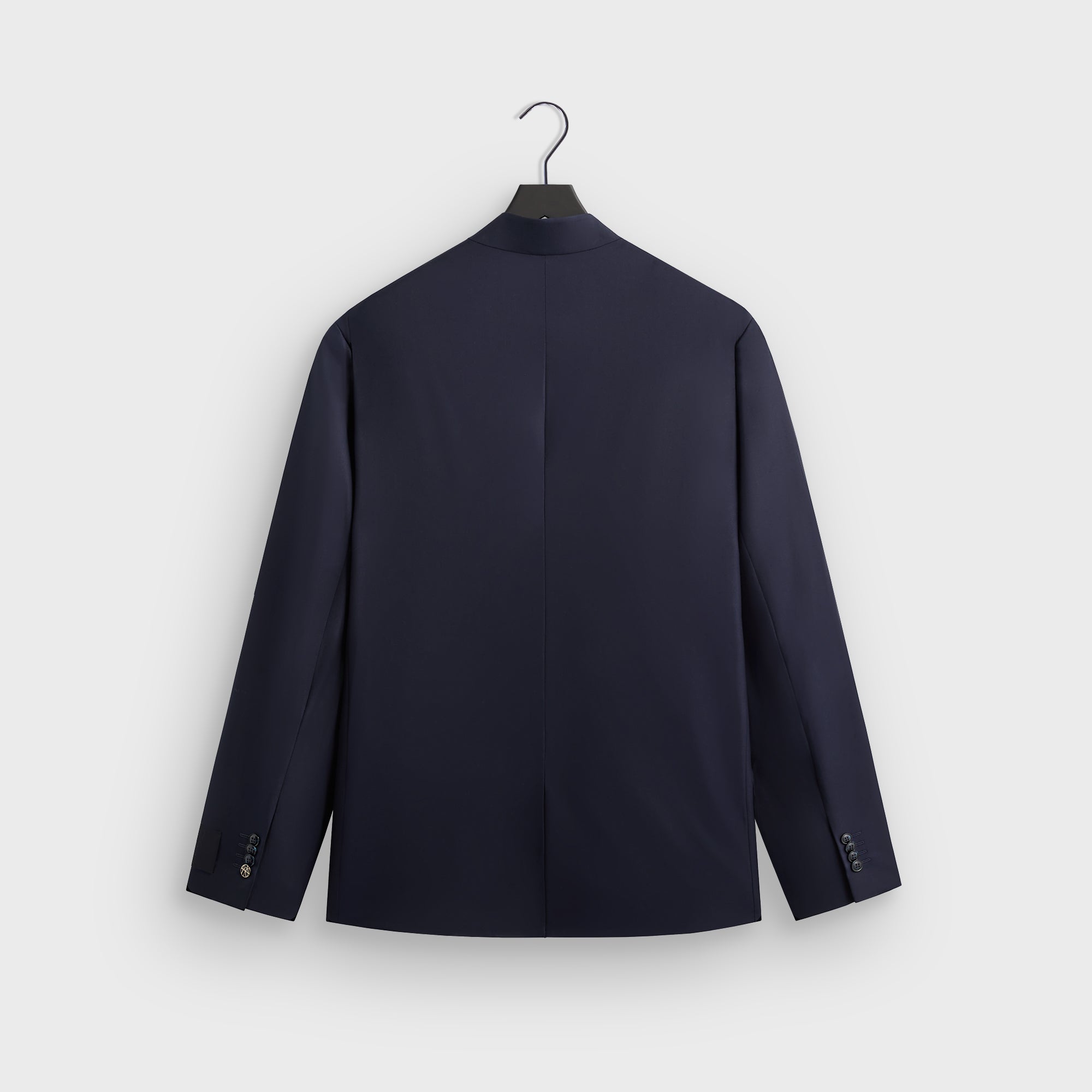 Giorgio Armani & Kith &Kin Cropped Collarless Jacket - Blue / Navy