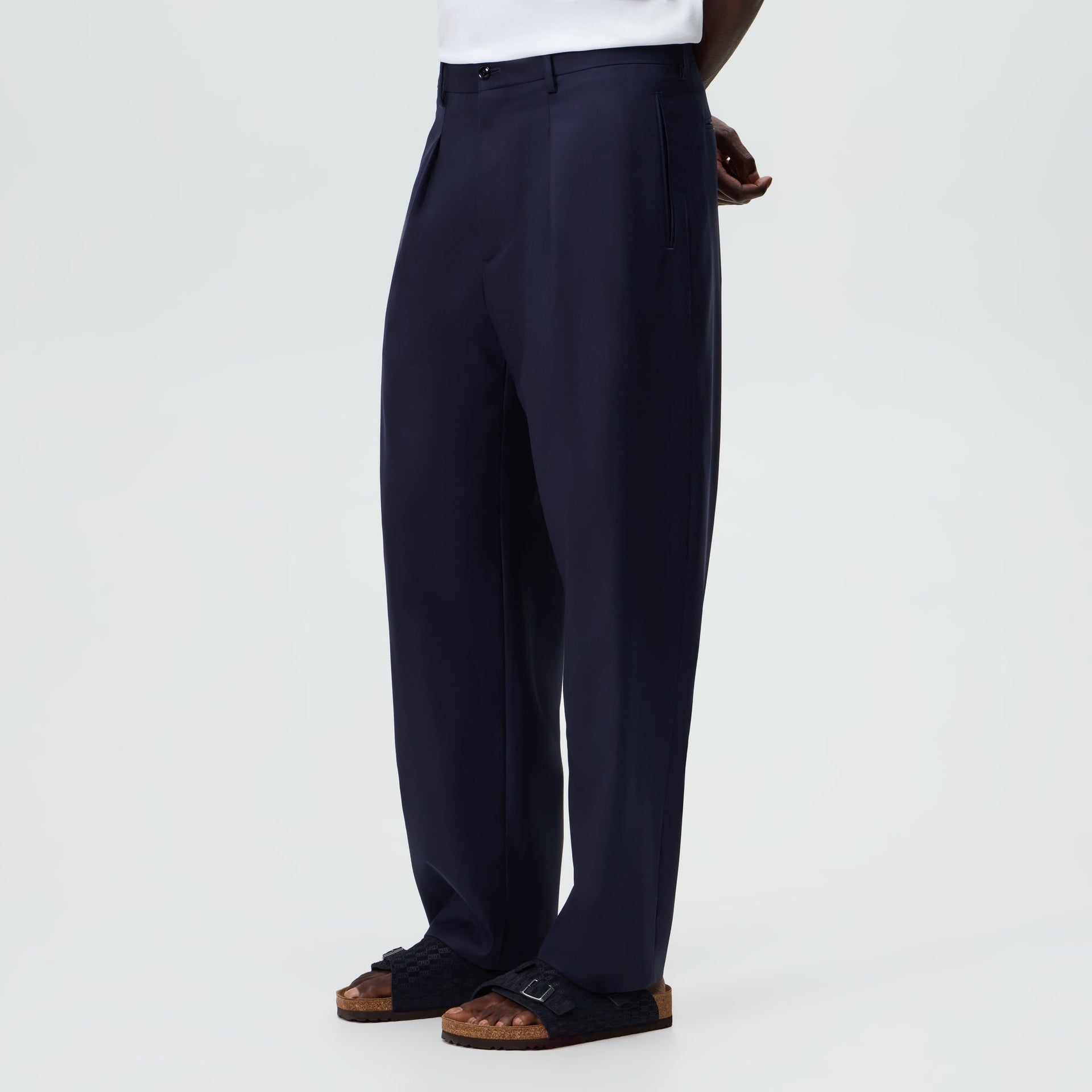 Giorgio Armani & Kith &Kin Flat Front Trouser - Blue / Navy - PH