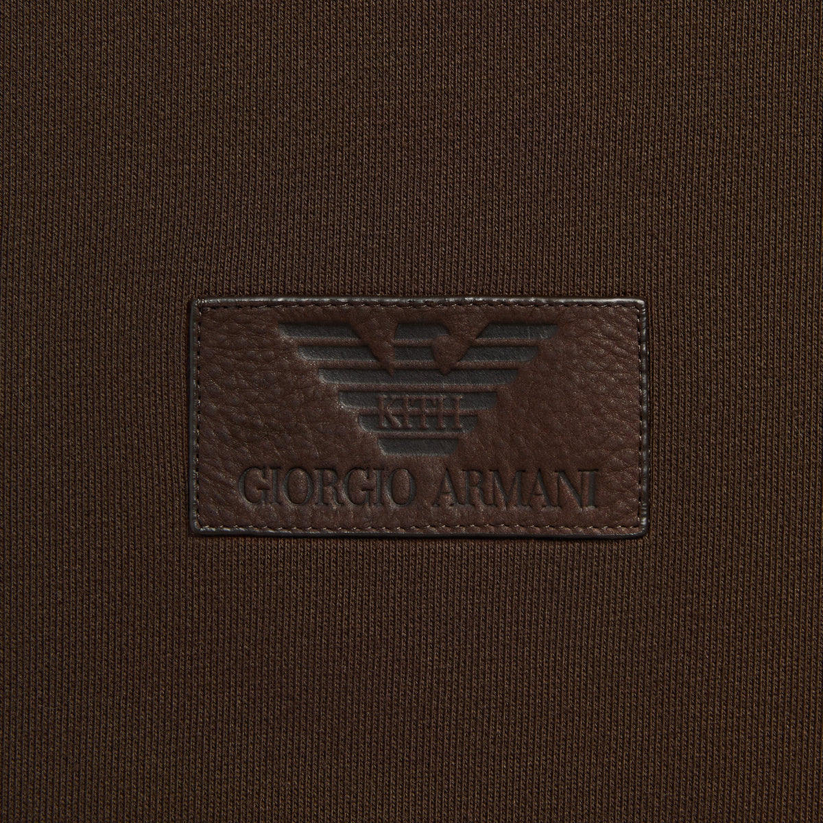 Giorgio Armani & Kith Aviator Nelson Crewneck - Marron