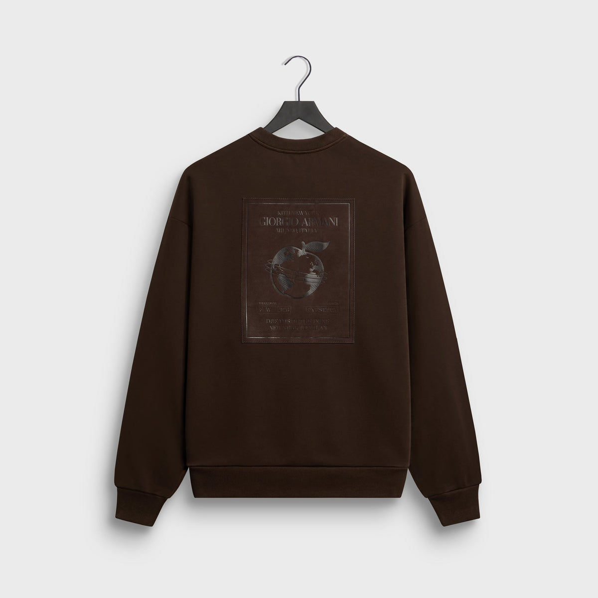 Giorgio Armani & Kith Aviator Nelson Crewneck - Marron