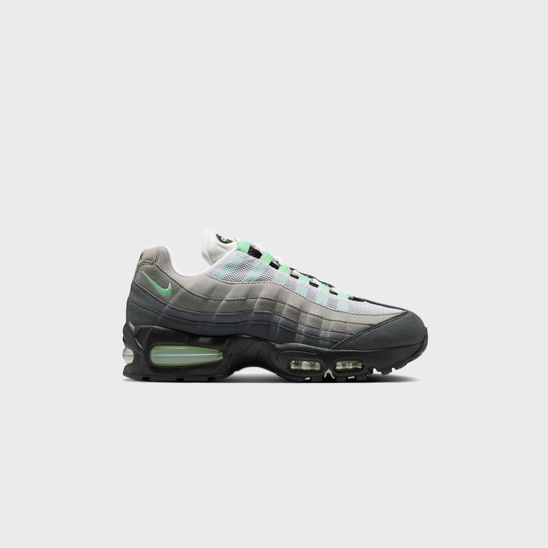 Nike WMNS Air Max 95 Big Bubble - Black / White / Medium Grey / Fresh Mint