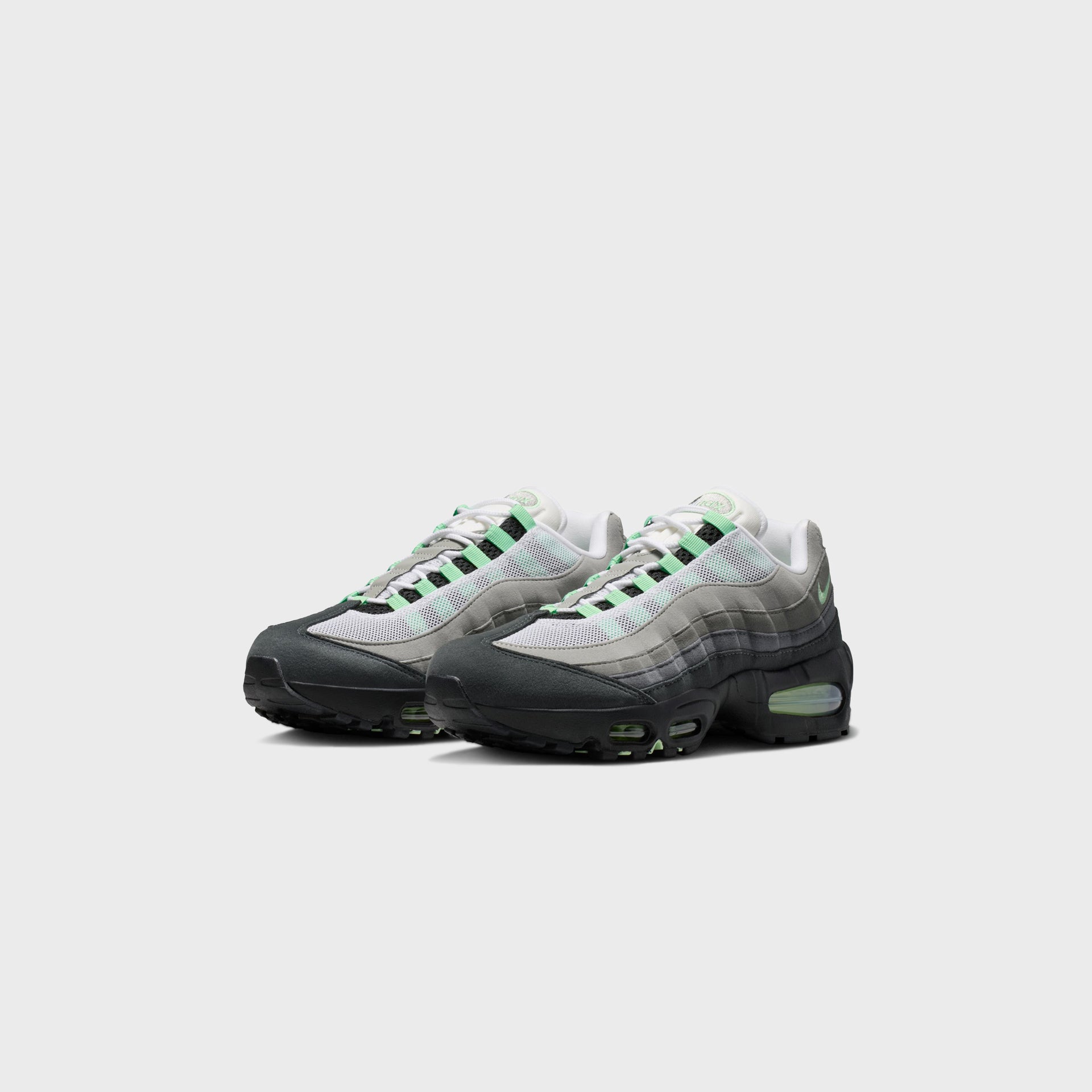Nike WMNS Air Max 95 Big Bubble - Black / White / Medium Grey / Fresh Mint
