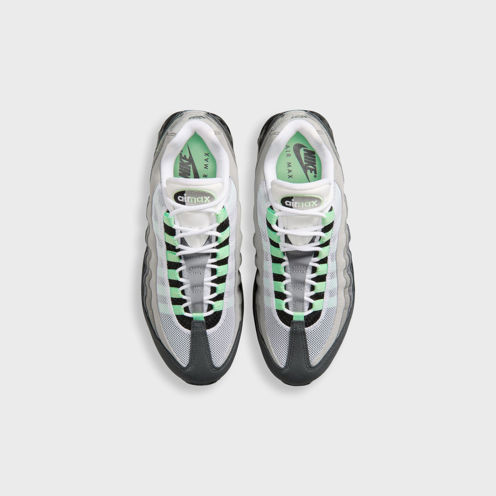 Nike WMNS Air Max 95 Big Bubble - Black / White / Medium Grey / Fresh Mint