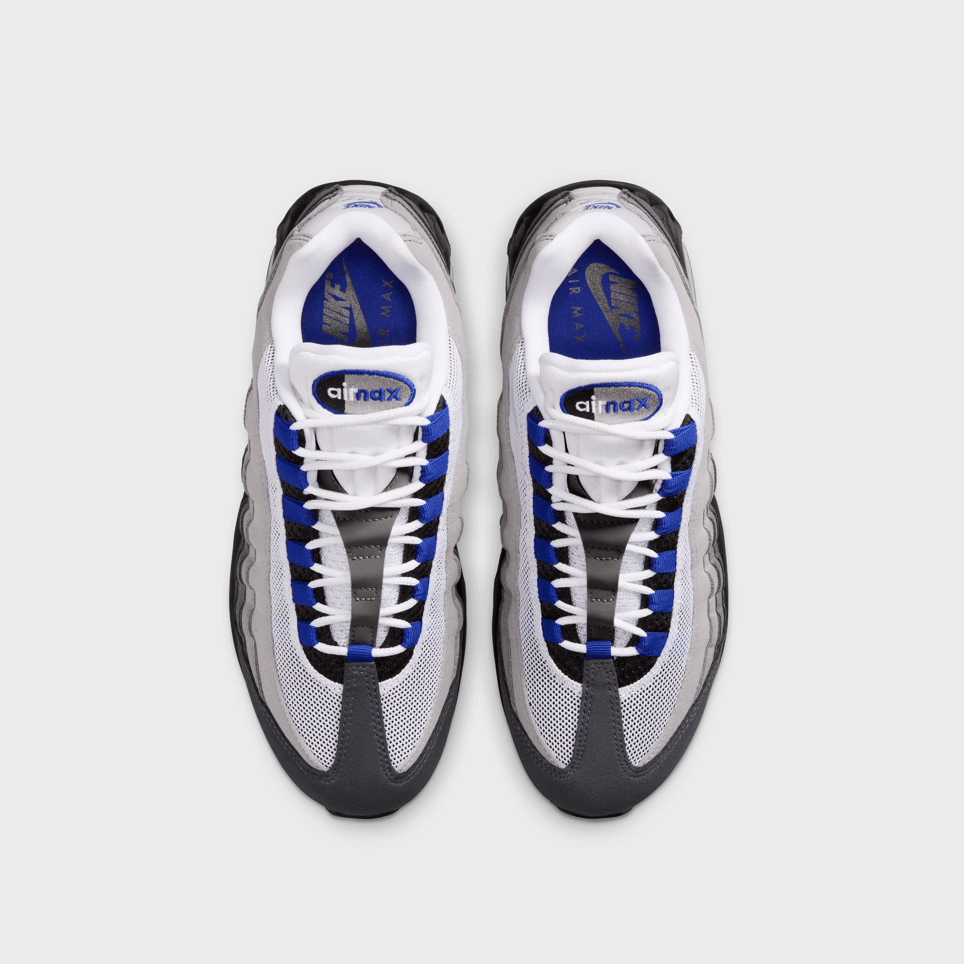 Nike WMNS Air Max 95 Big Bubble - Black / Old Royal / White / Med Grey / Anthracite / LT Graphite