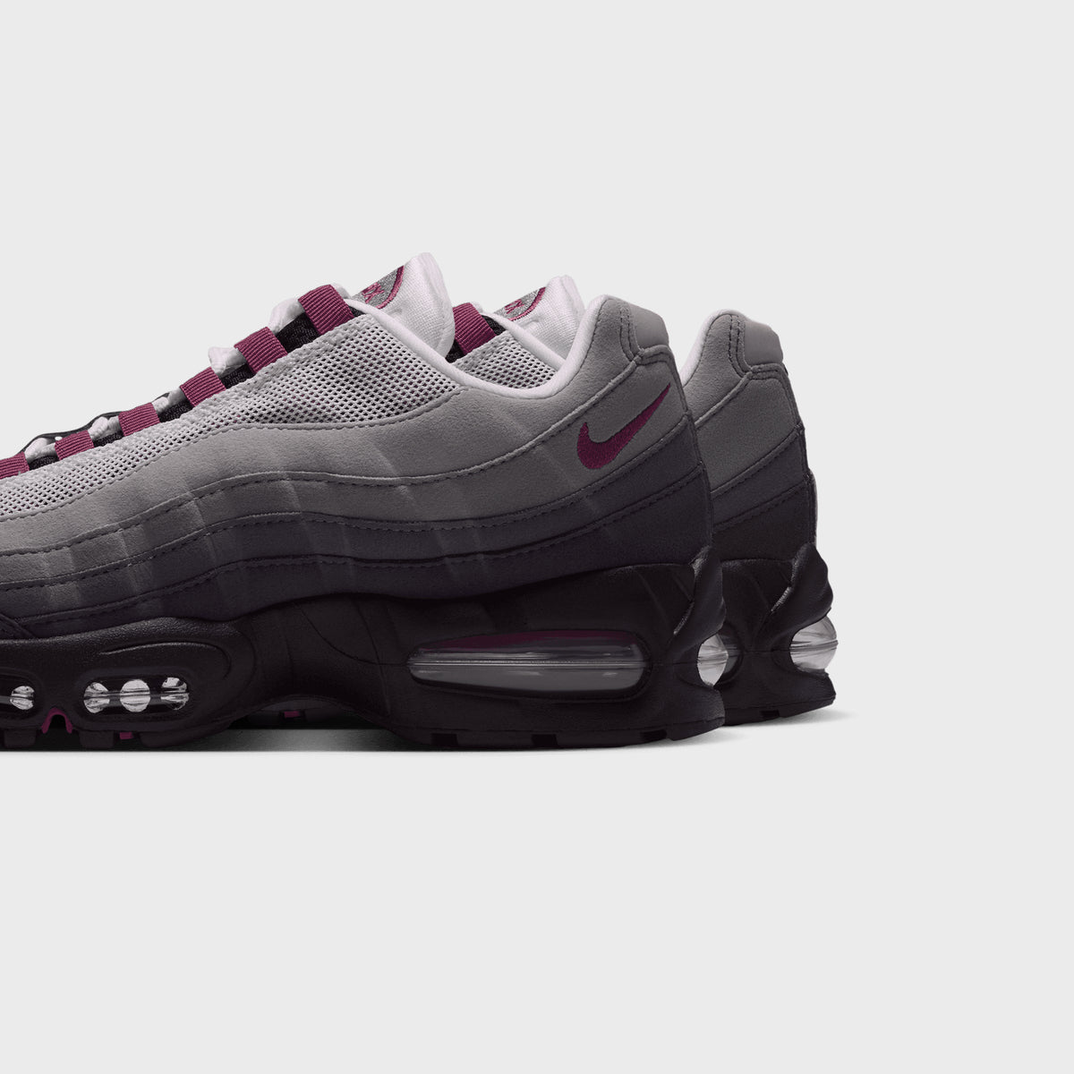 Nike WMNS Air Max 95 Big Bubble - Black / Pink Smoke / White / Medium Grey