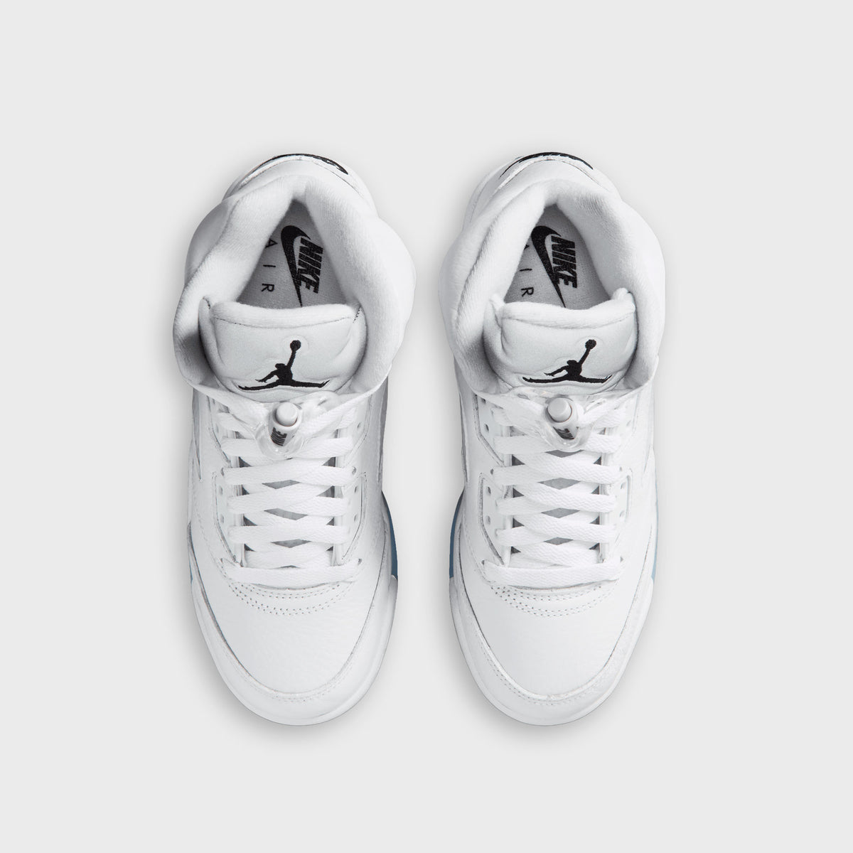 Jordan GS Air Jordan 5 Retro OG - White / Metallic Silver / Black