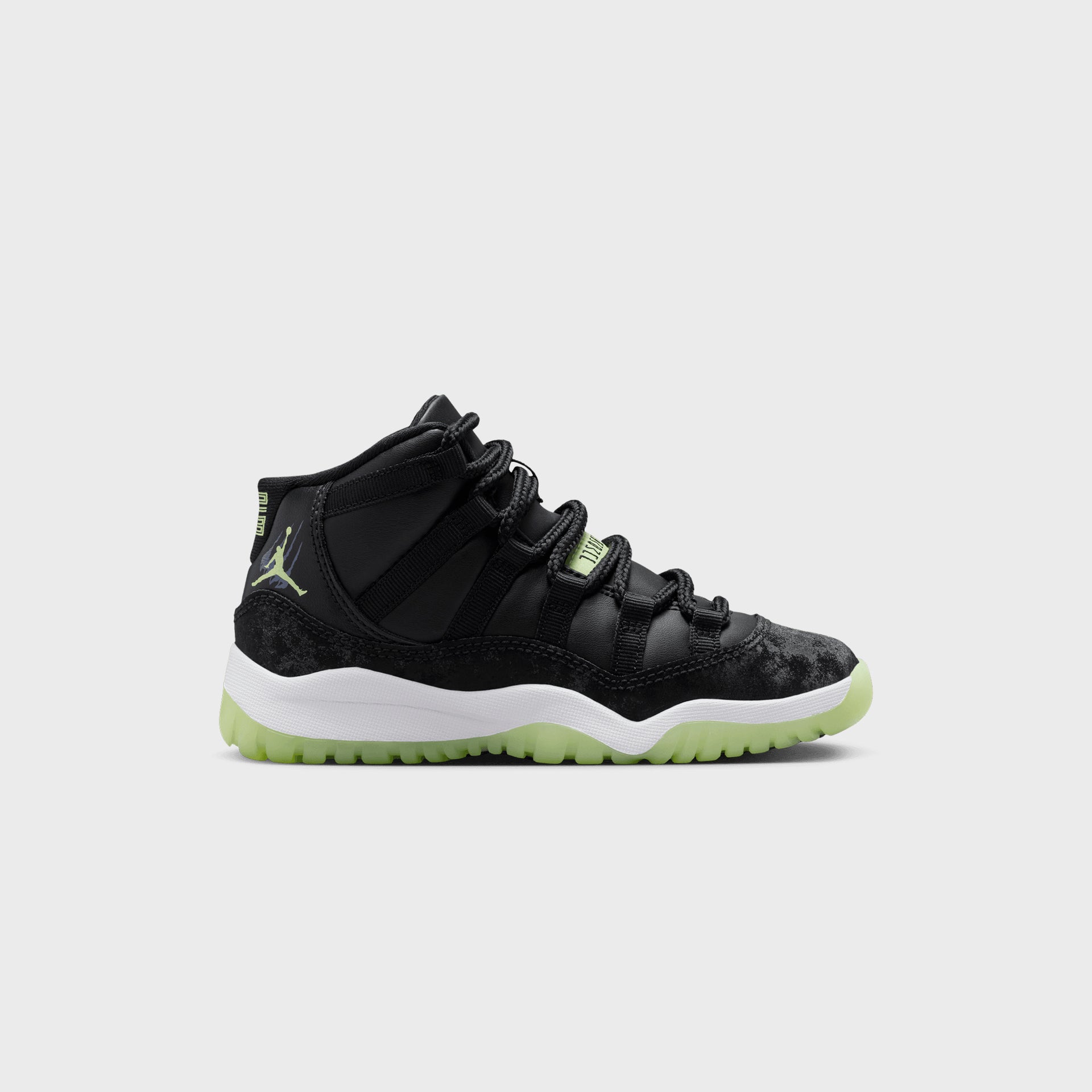 Jordan PS Jordan 11 Retro - Black / Barely Volt / Dark Raisin / White