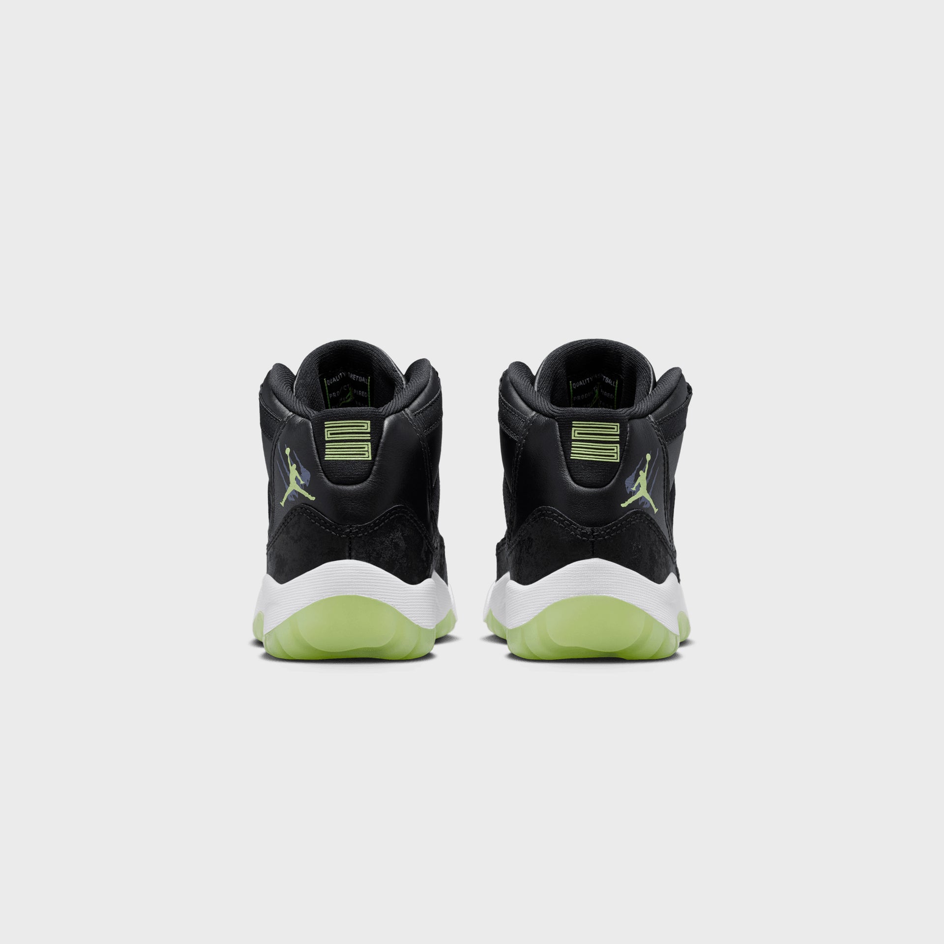 Jordan PS Jordan 11 Retro - Black / Barely Volt / Dark Raisin / White