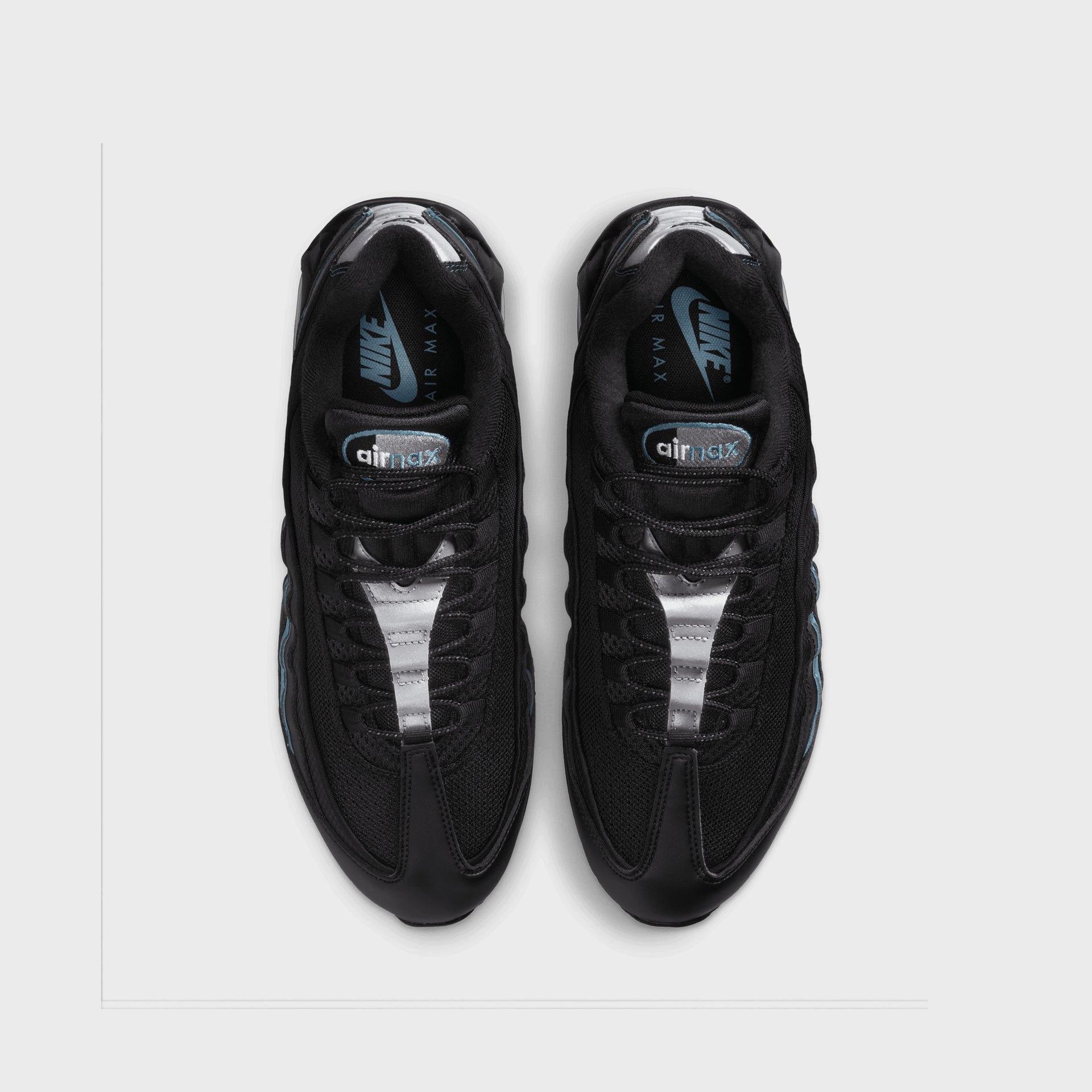 Nike Air Max 95 OG - Smoky Blue / Black / Metallic Silver / Black