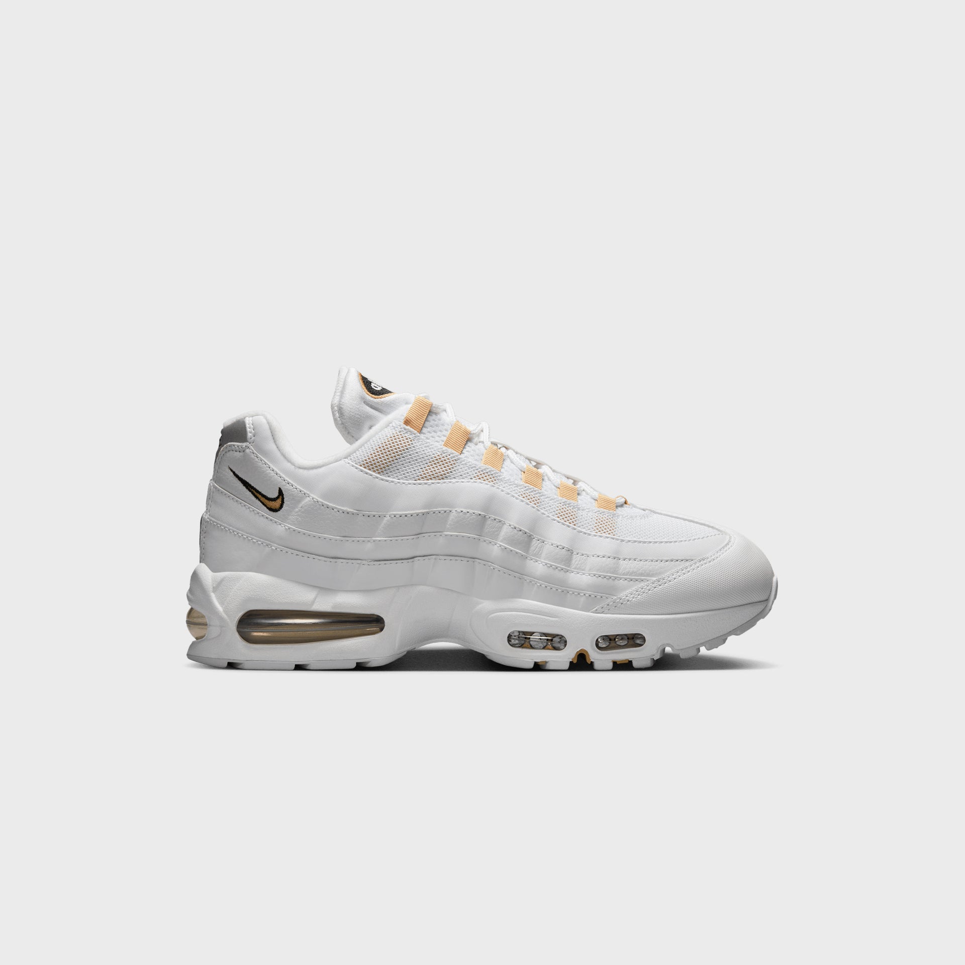 Nike Air Max 95 Big Bubble - White / Metallic Gold / Black / Pearl Grey