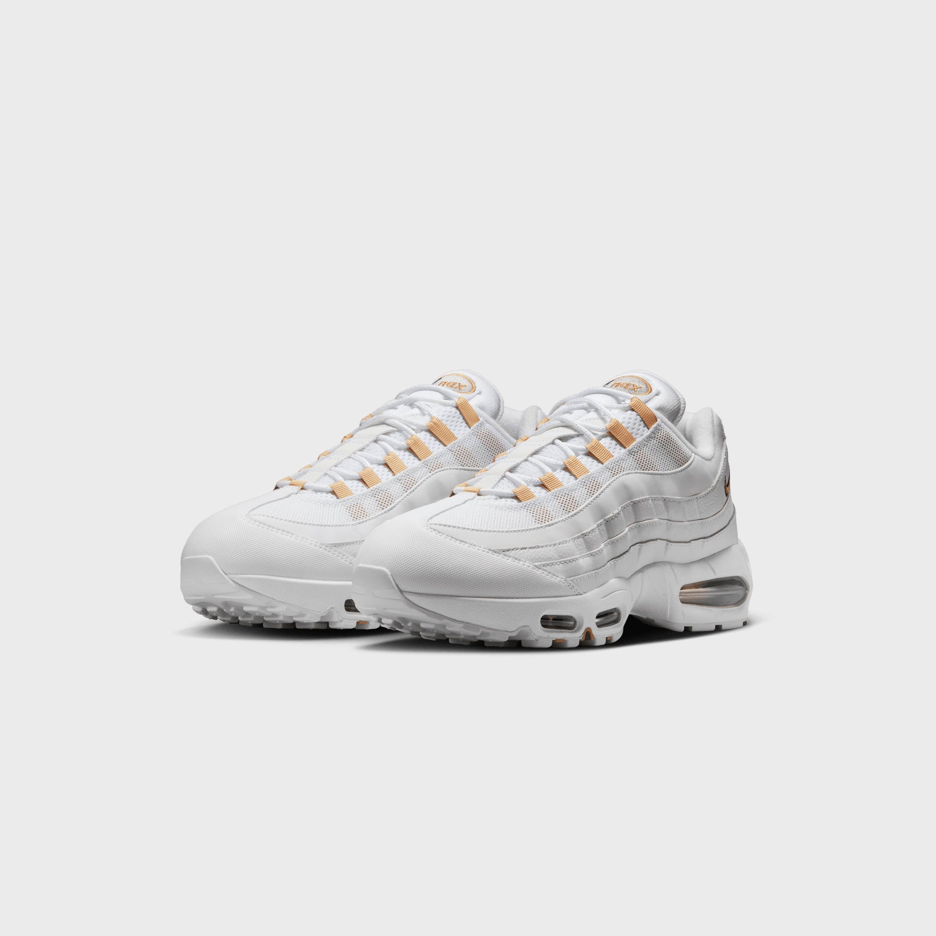 Nike Air Max 95 Big Bubble - White / Metallic Gold / Black / Pearl Grey