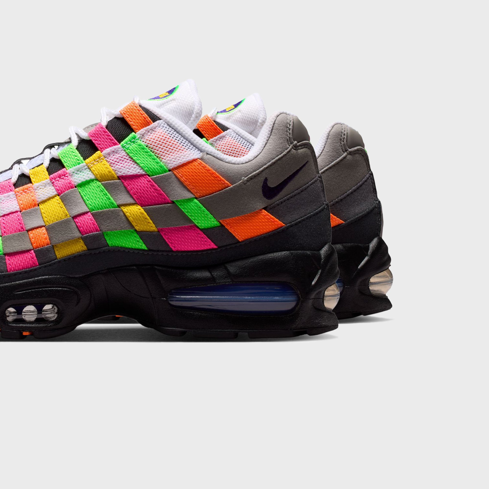 Nike Air Max 95 Big Bubble Woven - White / Purple Dynasty