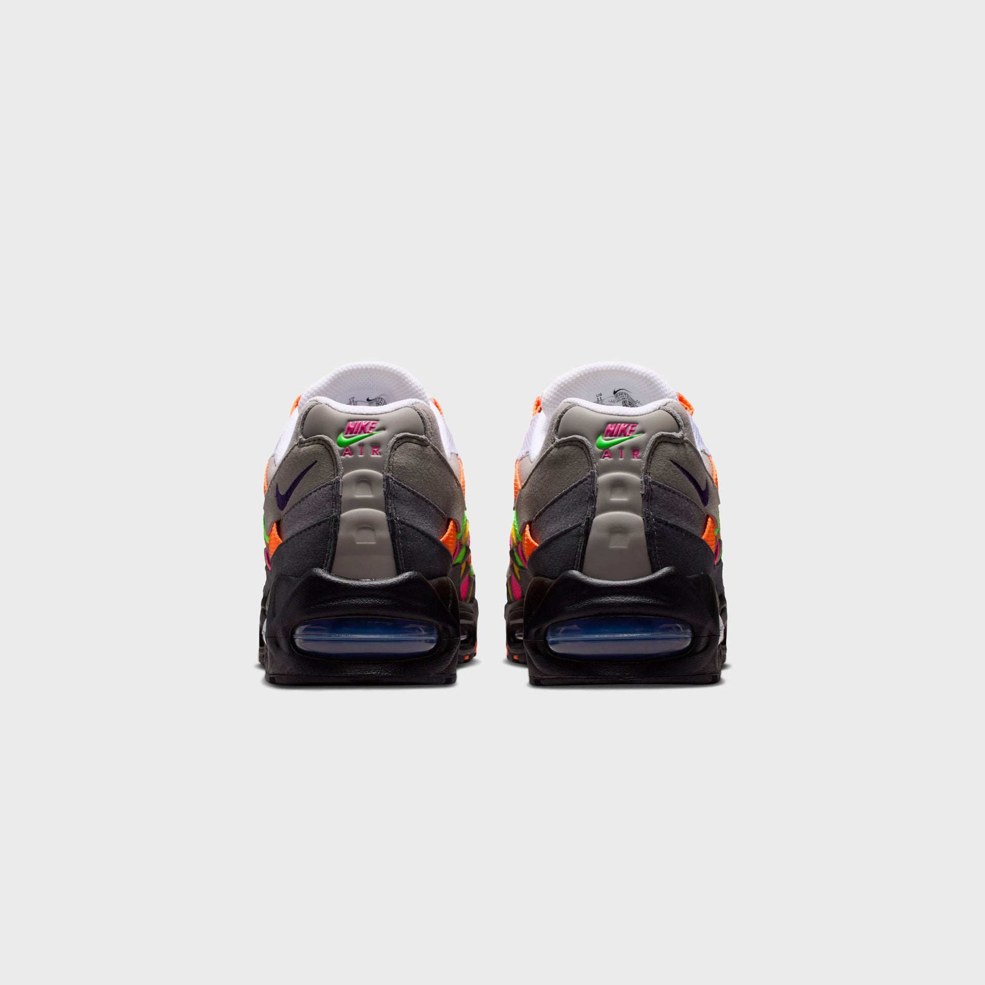 Nike Air Max 95 Big Bubble Woven - White / Purple Dynasty / Particle Grey / Light Charcoal