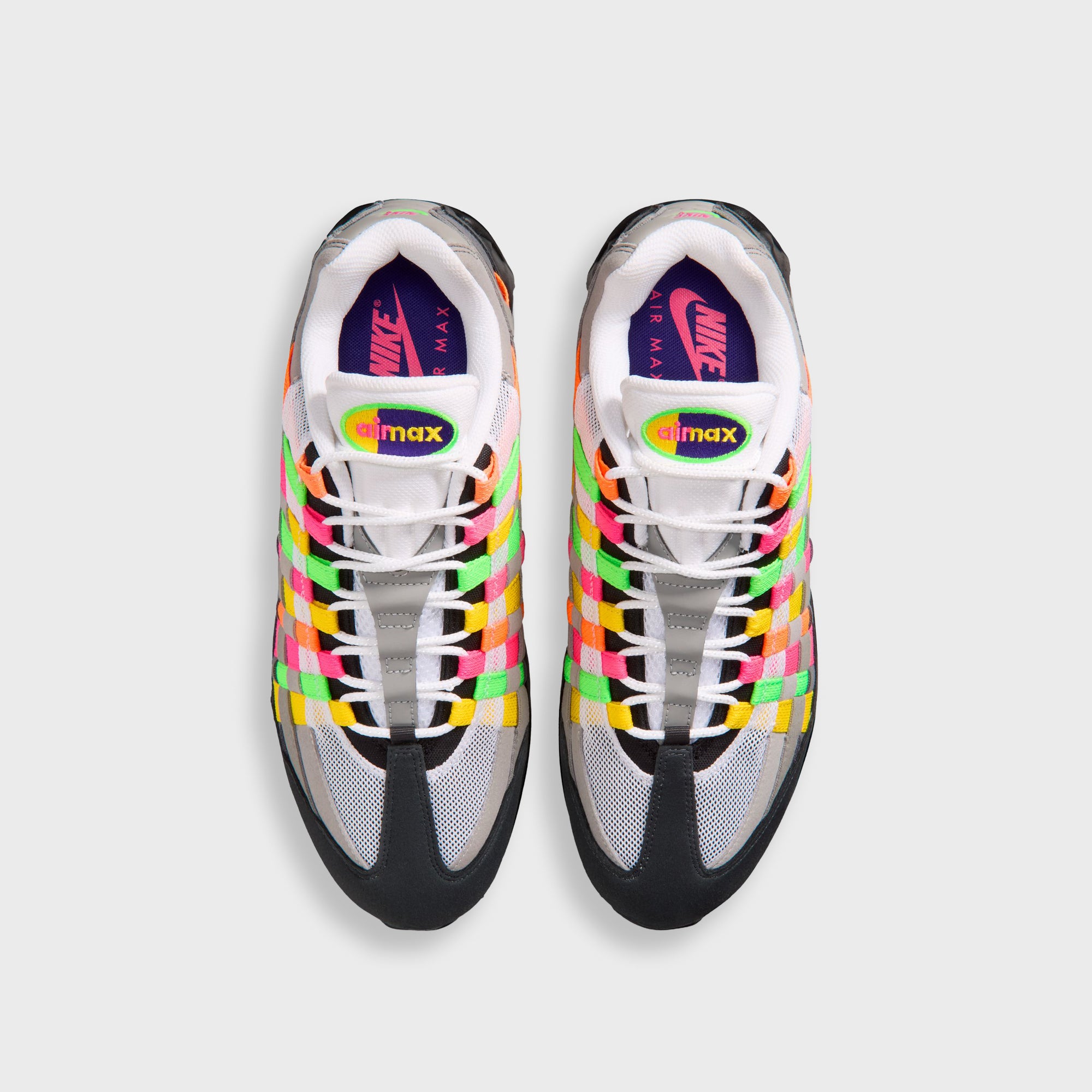 Nike Air Max 95 Big Bubble Woven - White / Purple Dynasty