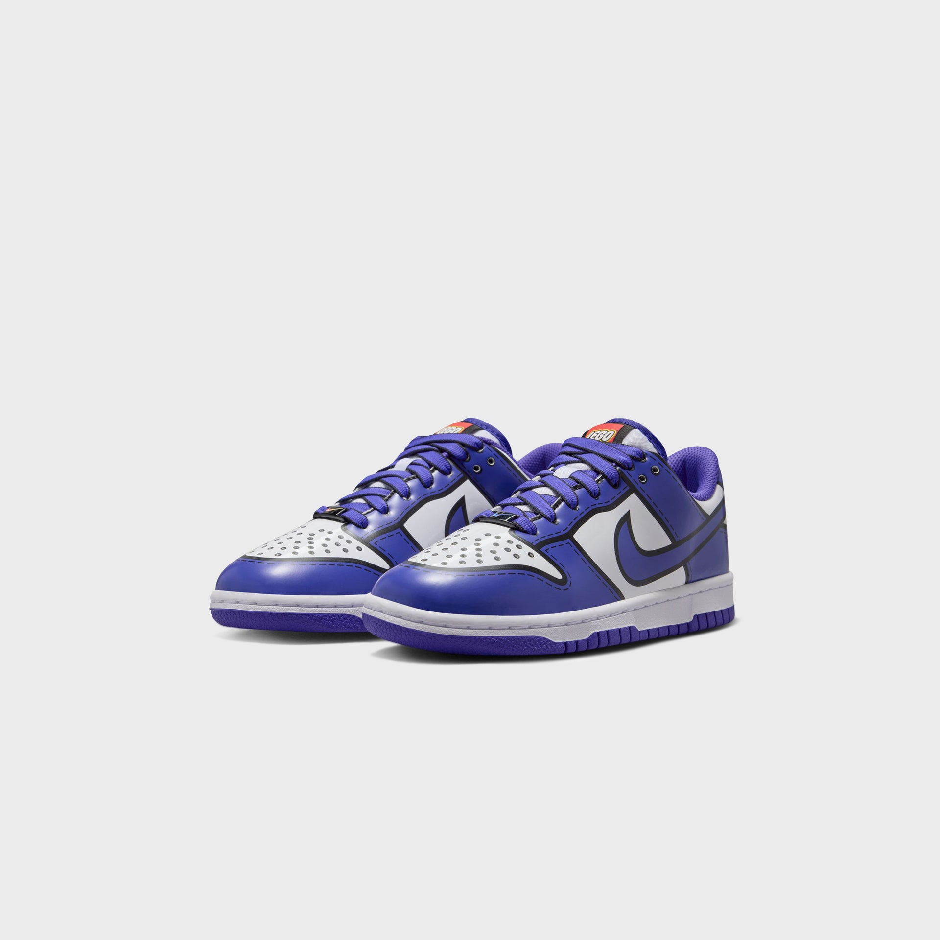 Nike x LEGO GS Dunk Low - White / Rush Blue / Tour Yellow / Bright Concord