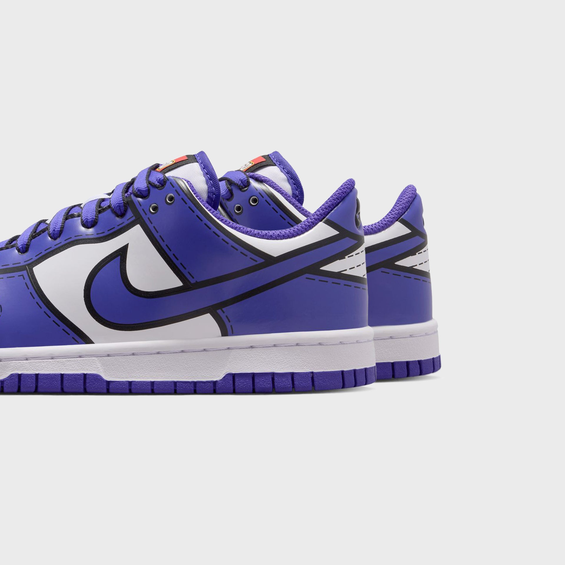 Nike x LEGO GS Dunk Low - White / Rush Blue / Tour Yellow / Bright Concord