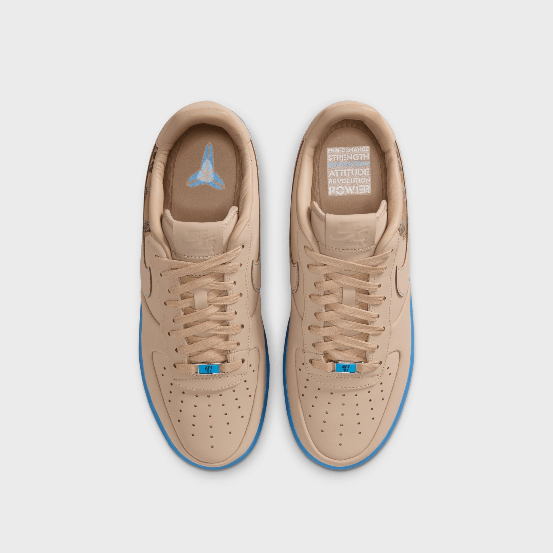 Nike Air Force 1 Low Protro - Linen / University Blue