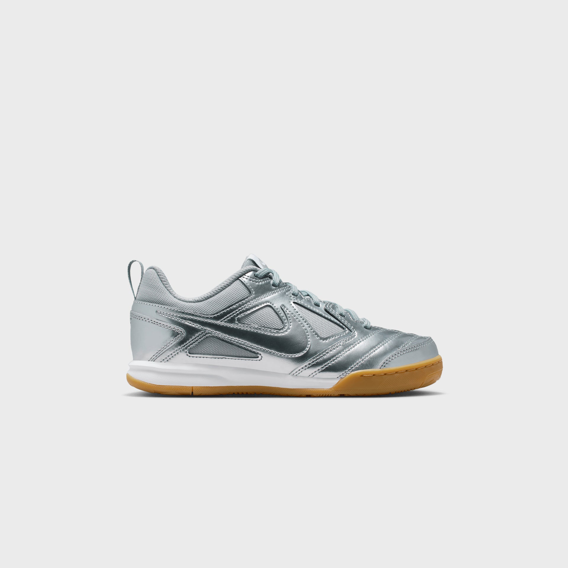 Nike GS Gato LV8 - Metallic Silver / White / Gum Light Brown
