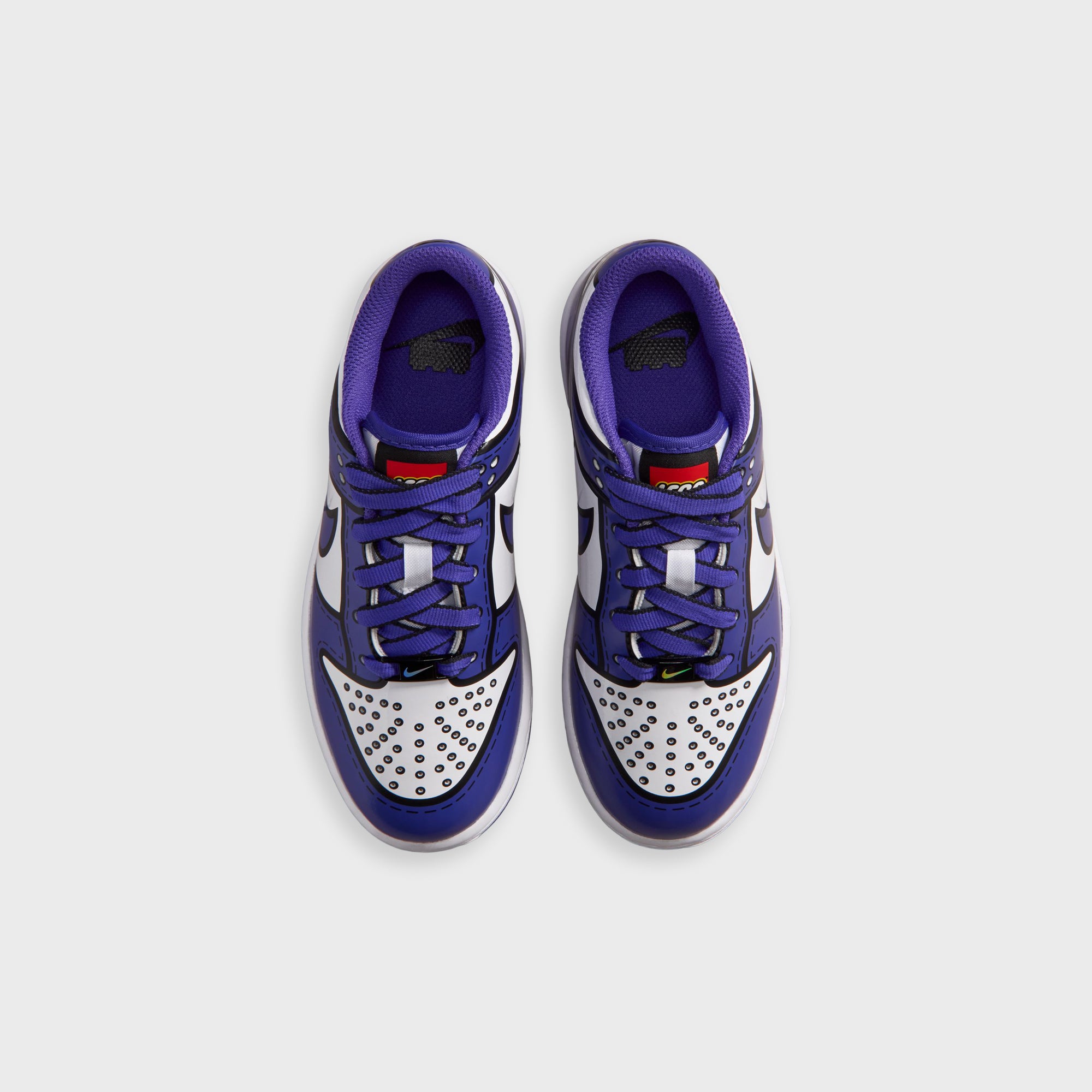 Nike x LEGO PS Dunk Low - White / Rush Blue / Tour Yellow / Bright