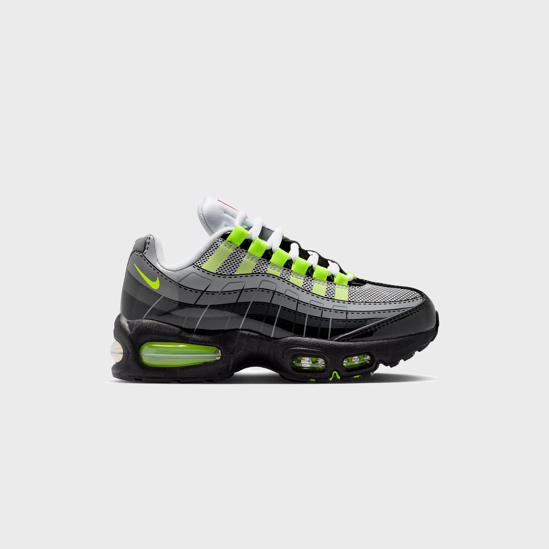 Nike x LEGO® GS Air Max 95 - Black / Dark Smoke Grey / Smoke Grey / Metallic Silver