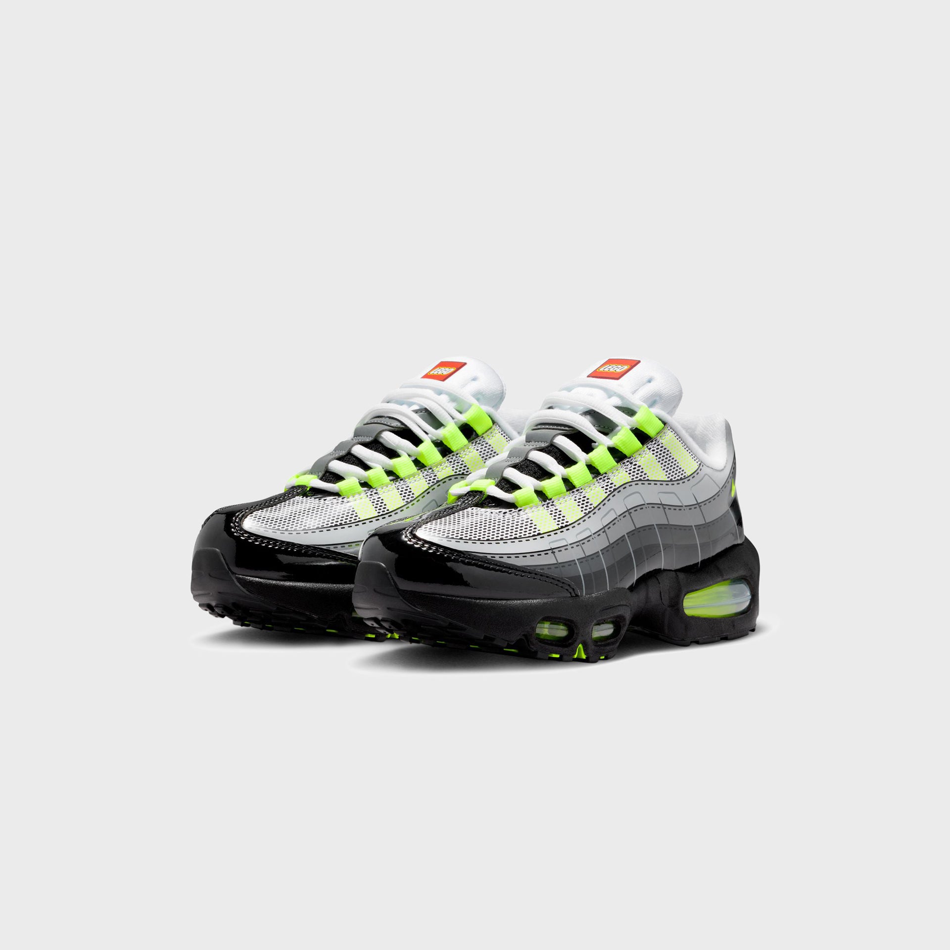 Nike x LEGO® GS Air Max 95 - Black / Dark Smoke Grey / Smoke Grey / Metallic Silver