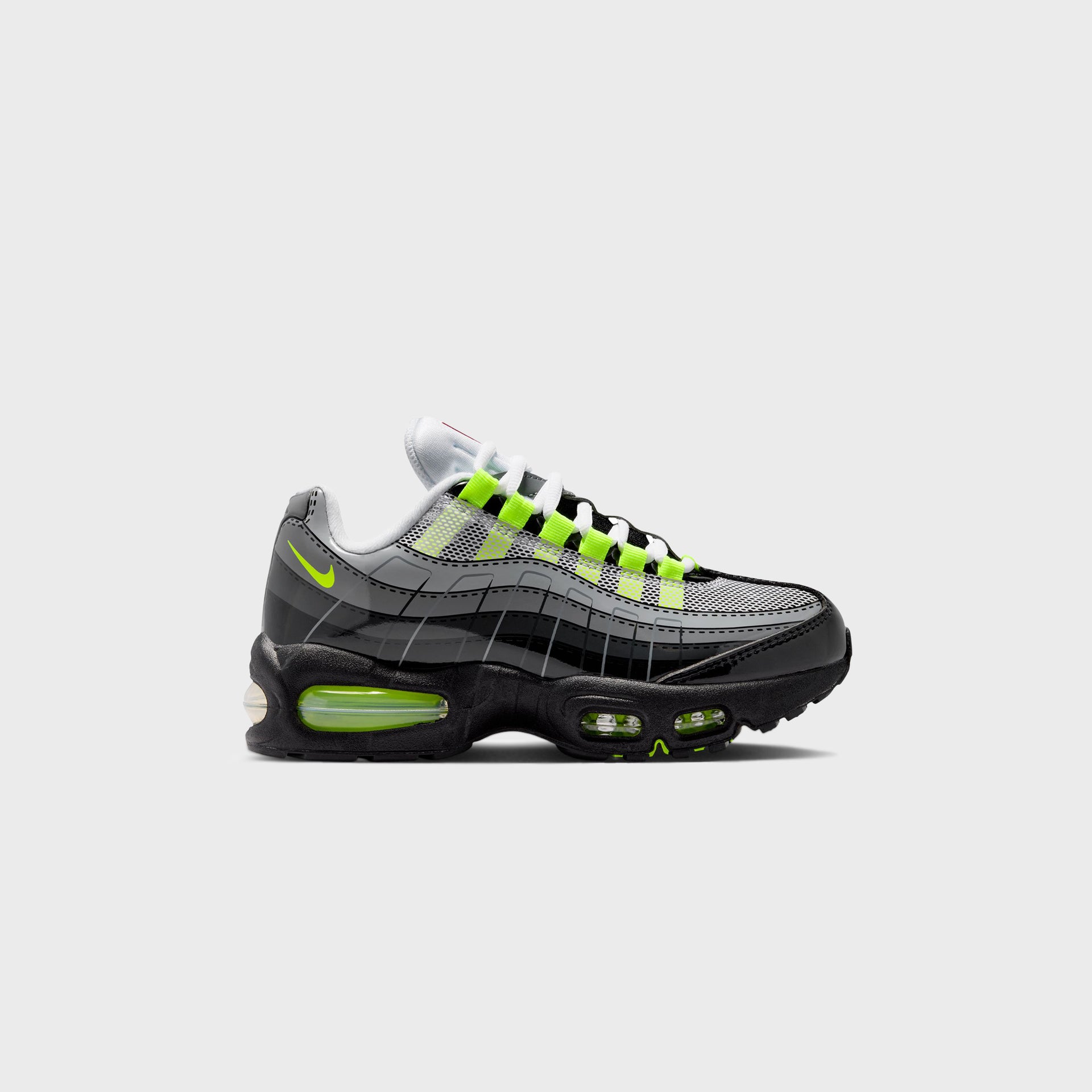 Nike x LEGO® GS Air Max 95 - Black / Dark Smoke Grey / Smoke Grey / Metallic Silver