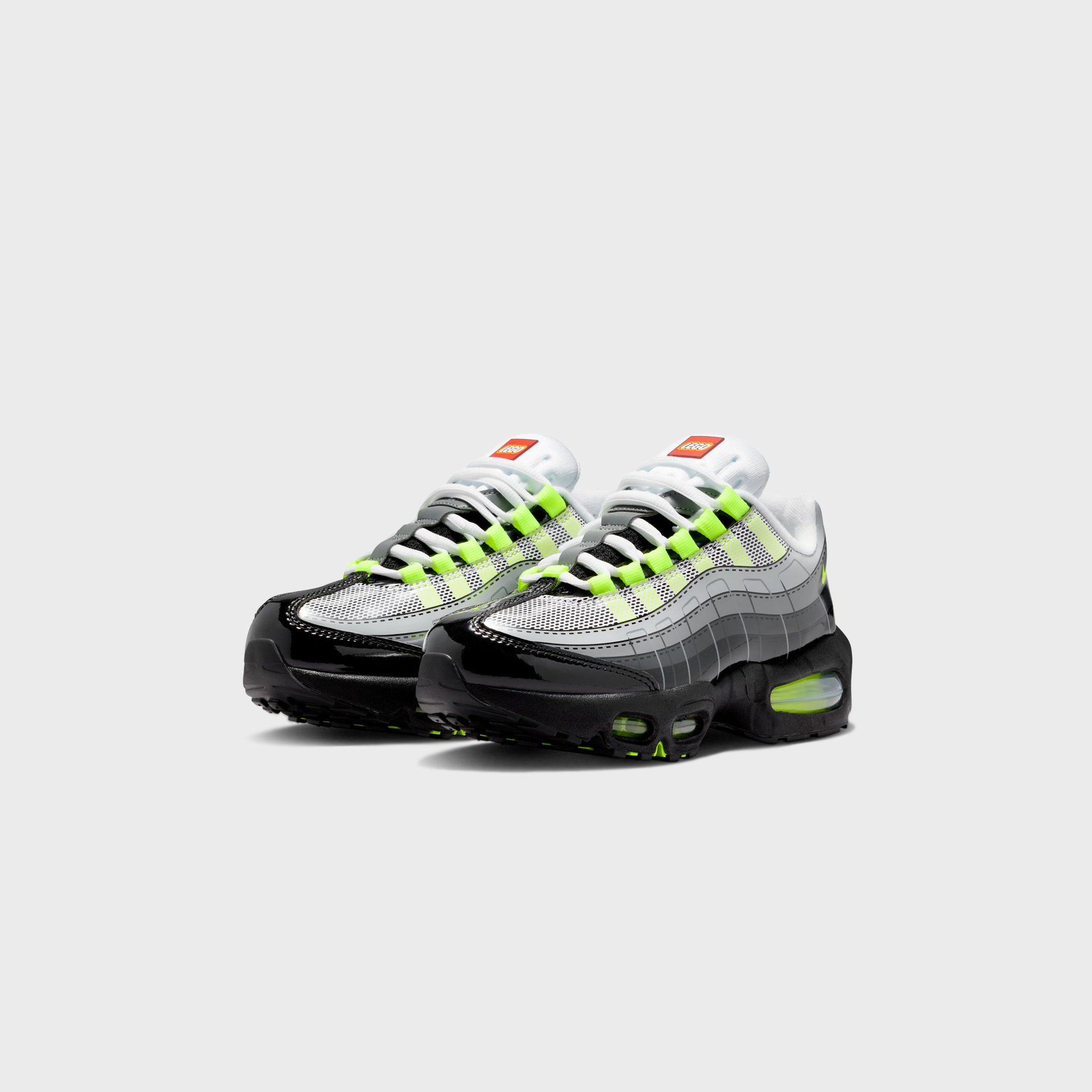 Nike x LEGO® GS Air Max 95 - Black / Dark Smoke Grey / Smoke Grey / Metallic Silver
