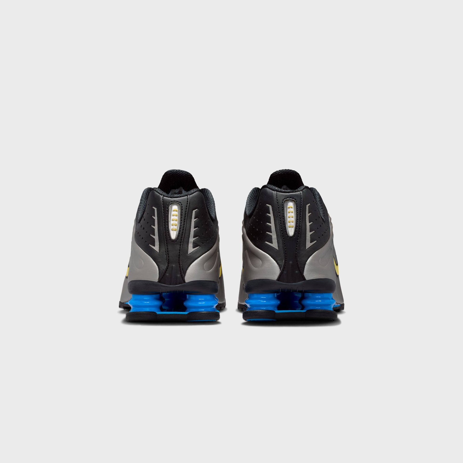 Nike Shox R4 - Black / Metallic Pewter / Light Photo Blue / Canary