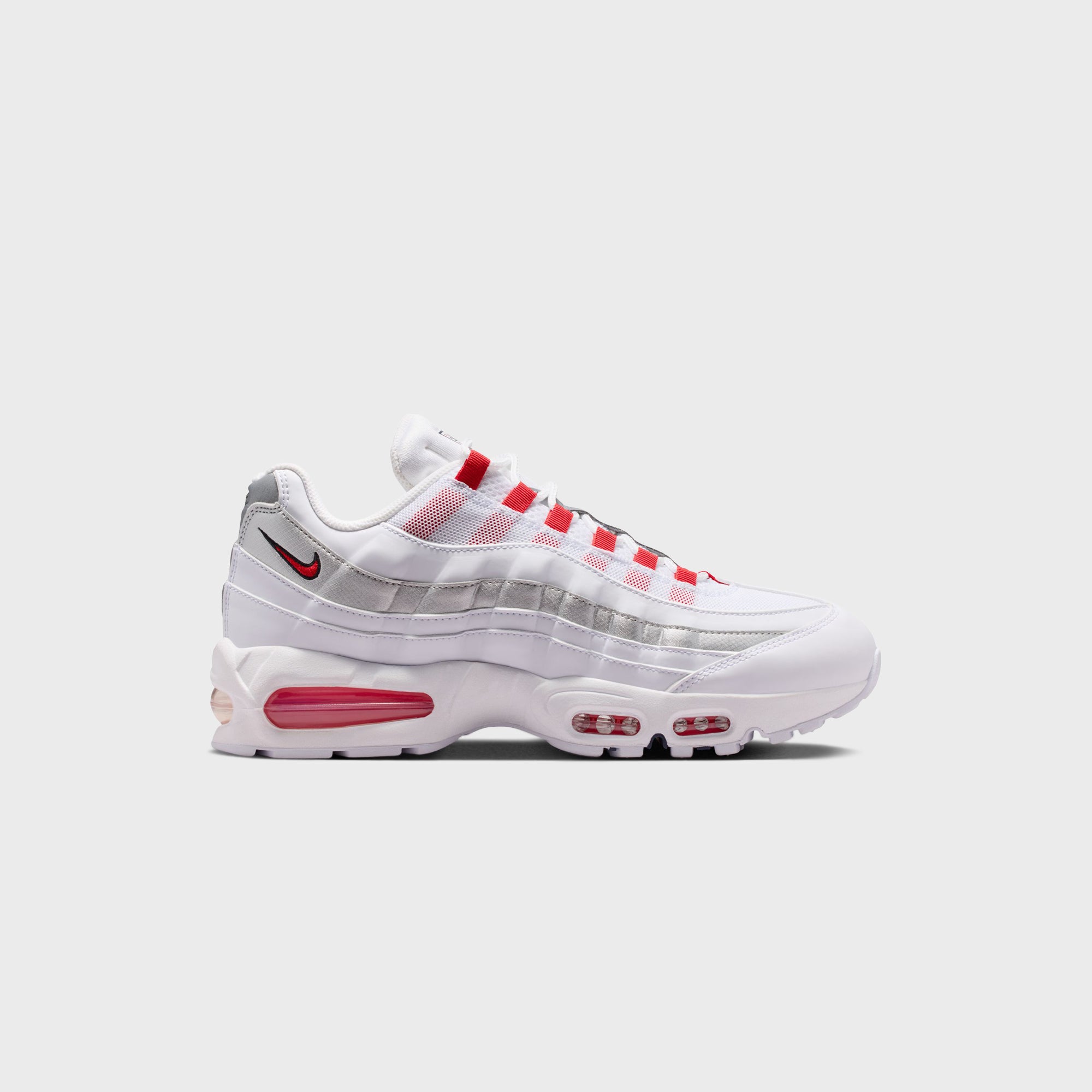 Nike Air Max 95 SE - White / Speed Red / Metallic Silver
