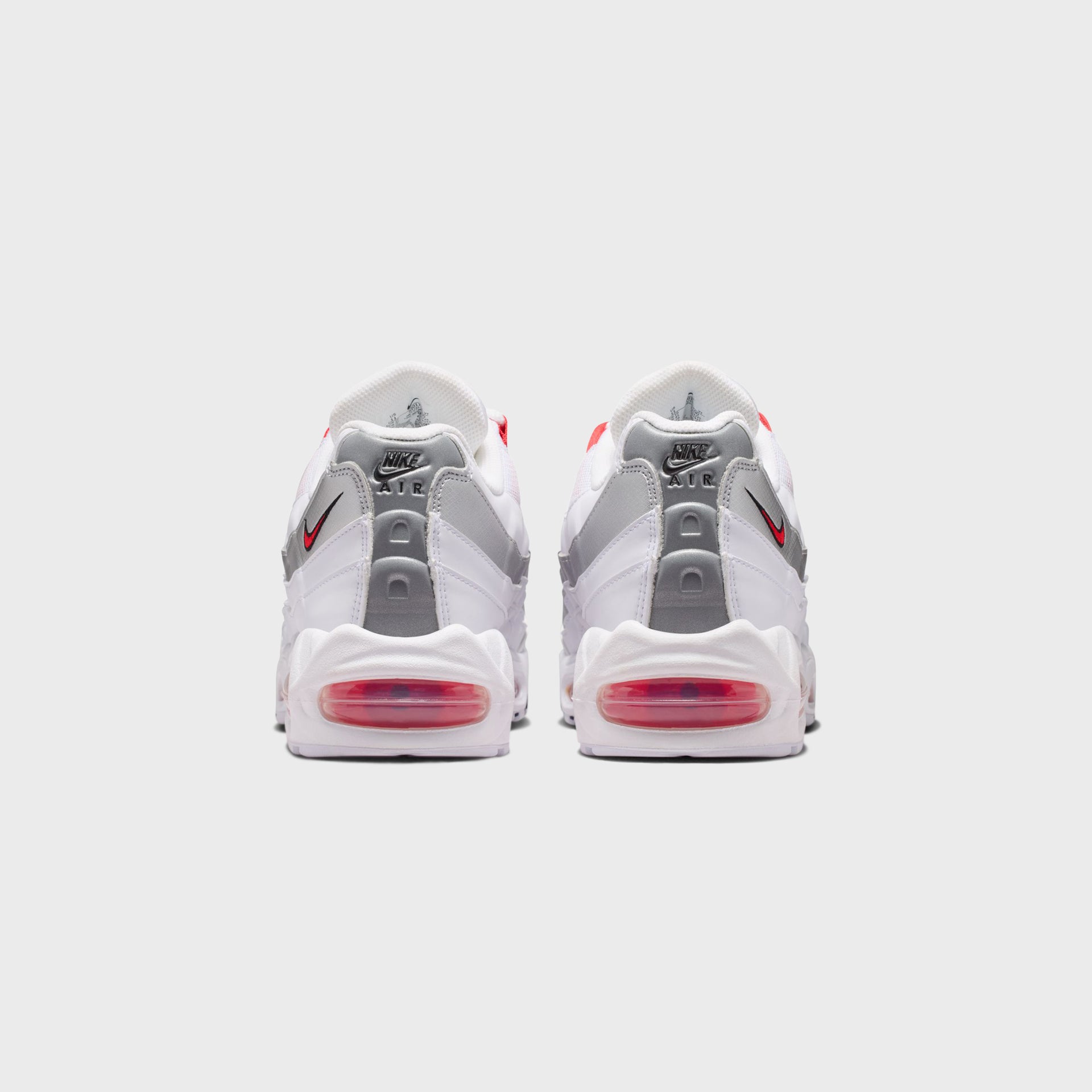 Nike Air Max 95 SE - White / Speed Red / Metallic Silver / Obsidian
