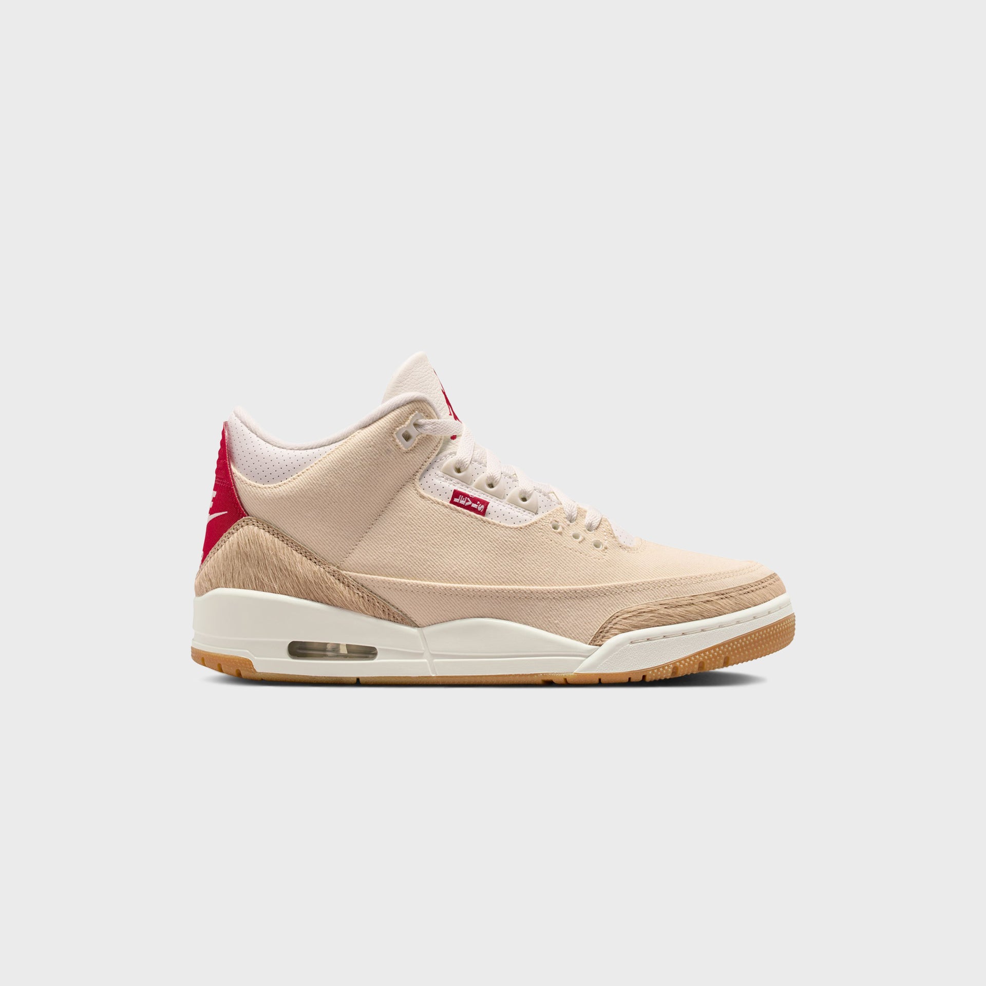 Air Jordan x Levi's Air 3 - Denim / Sail / Gym Red