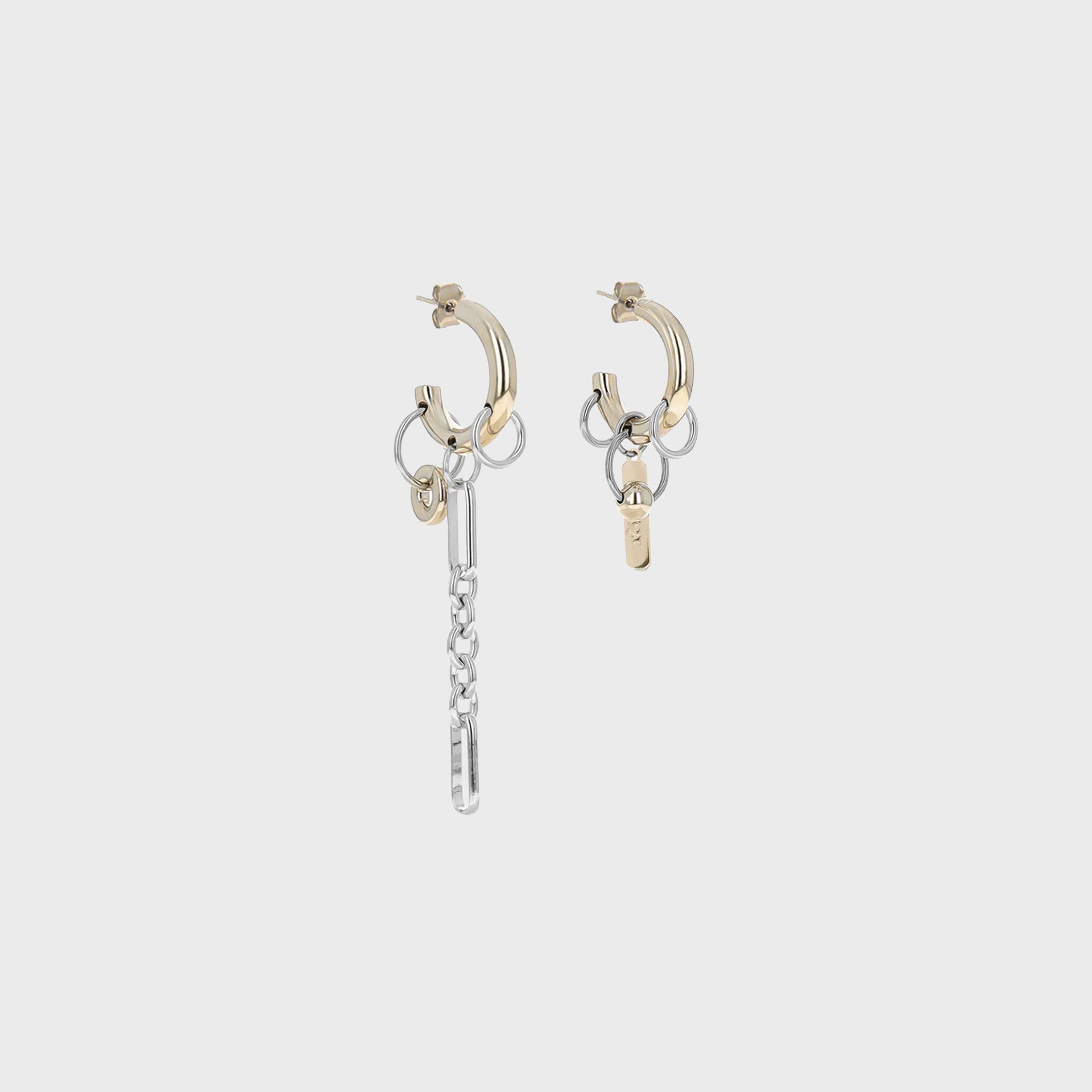 JUSTINE CLENQUET Iris Earrings - Gold / Palladium